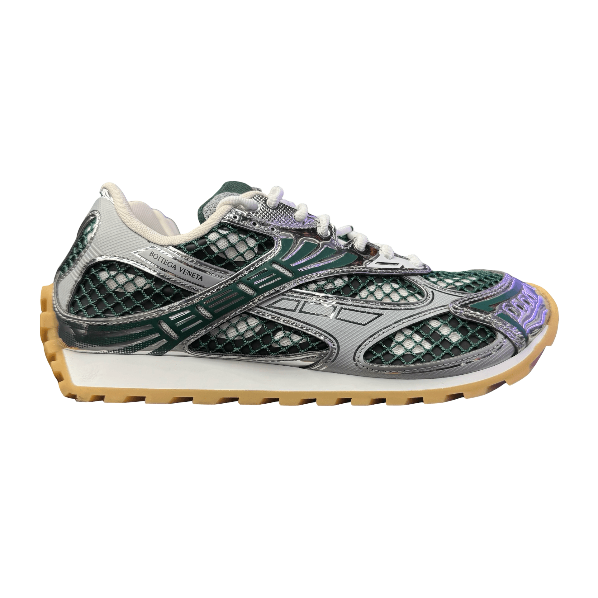 Bottega Veneta Orbit Sneaker Billiard Silver — photo 1 of 7