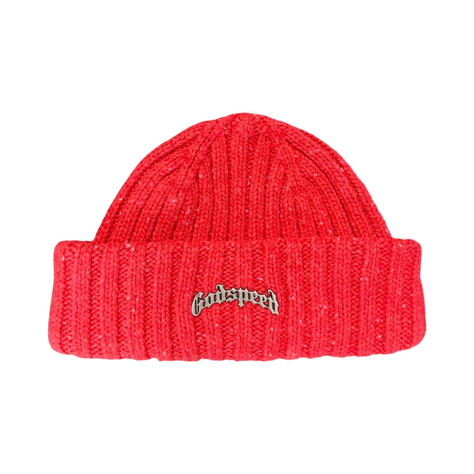 GodSpeed Beanie Red Speckle Emblem — photo 1 of 2