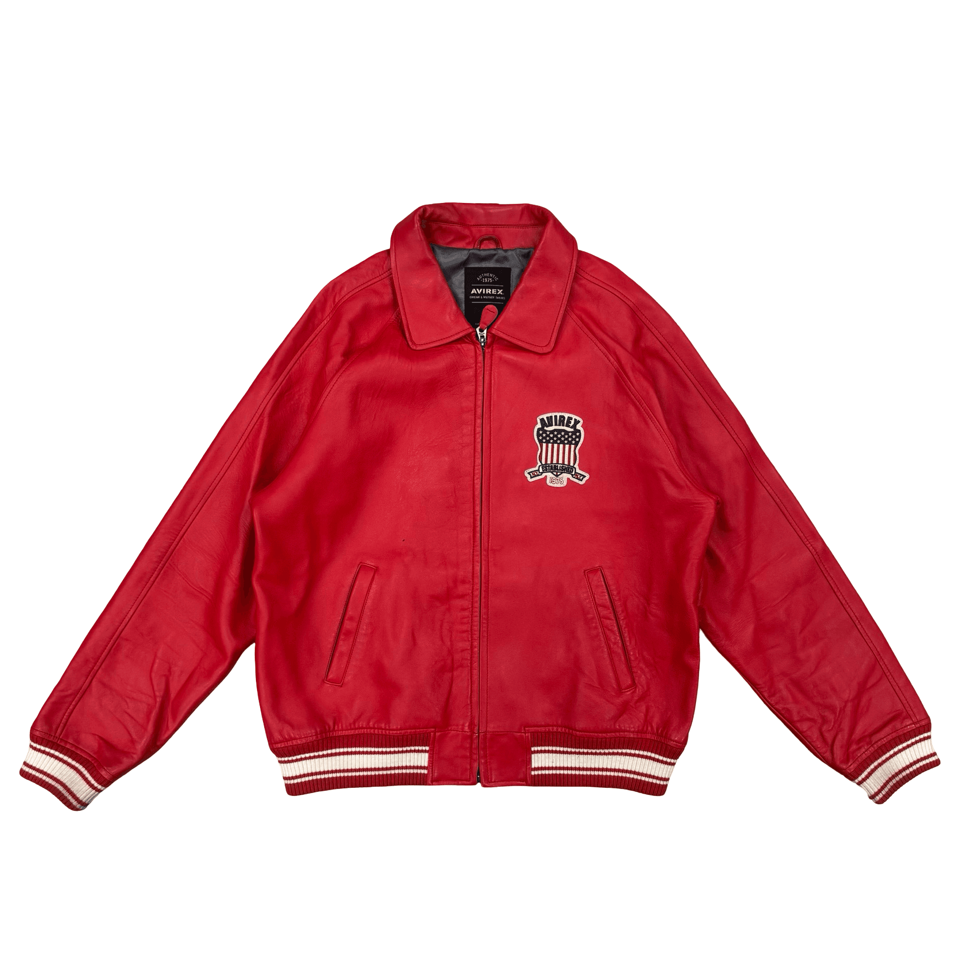 Avirex Icon Jacket Salvage Red