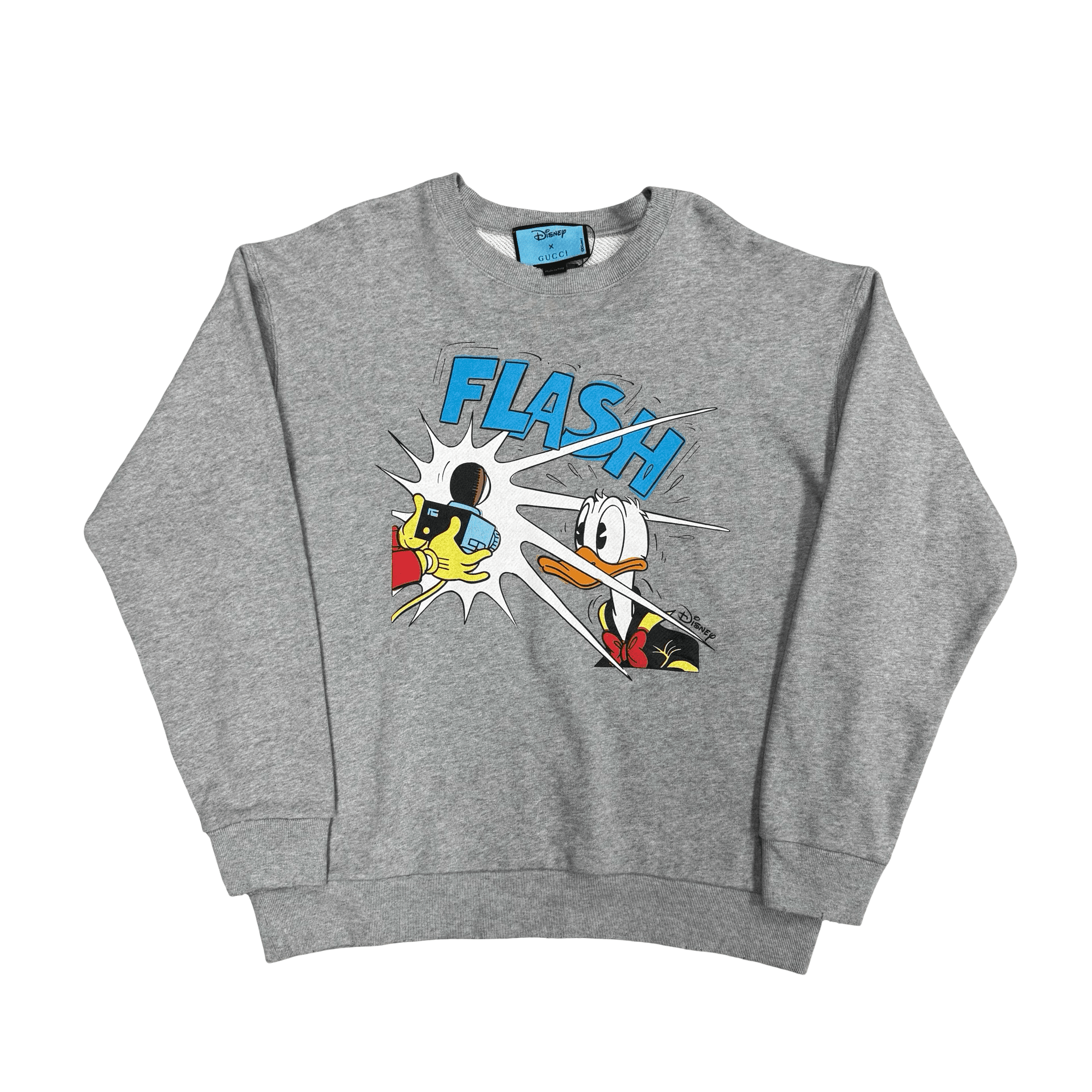 Gucci x Disney Donald Duck Flash Sweatshirt Gray — photo 1 of 2