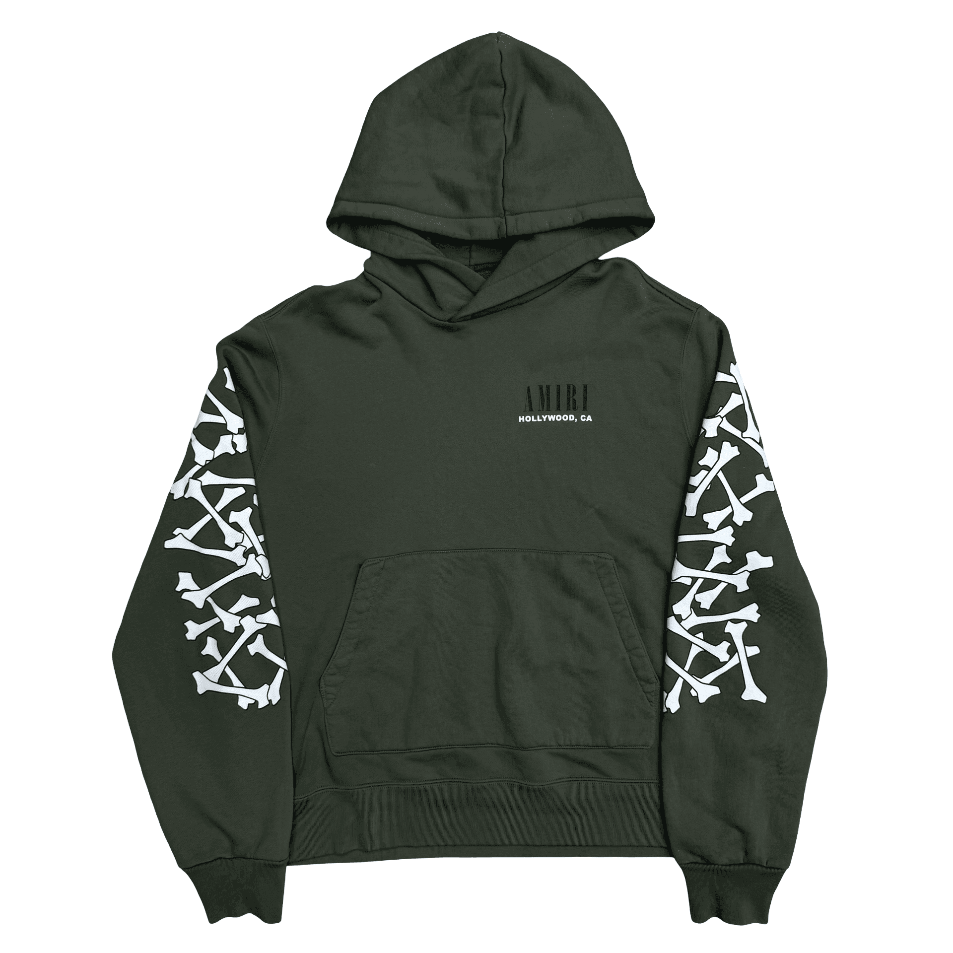 Amiri Bones Hoodie Olive — photo 1 of 2