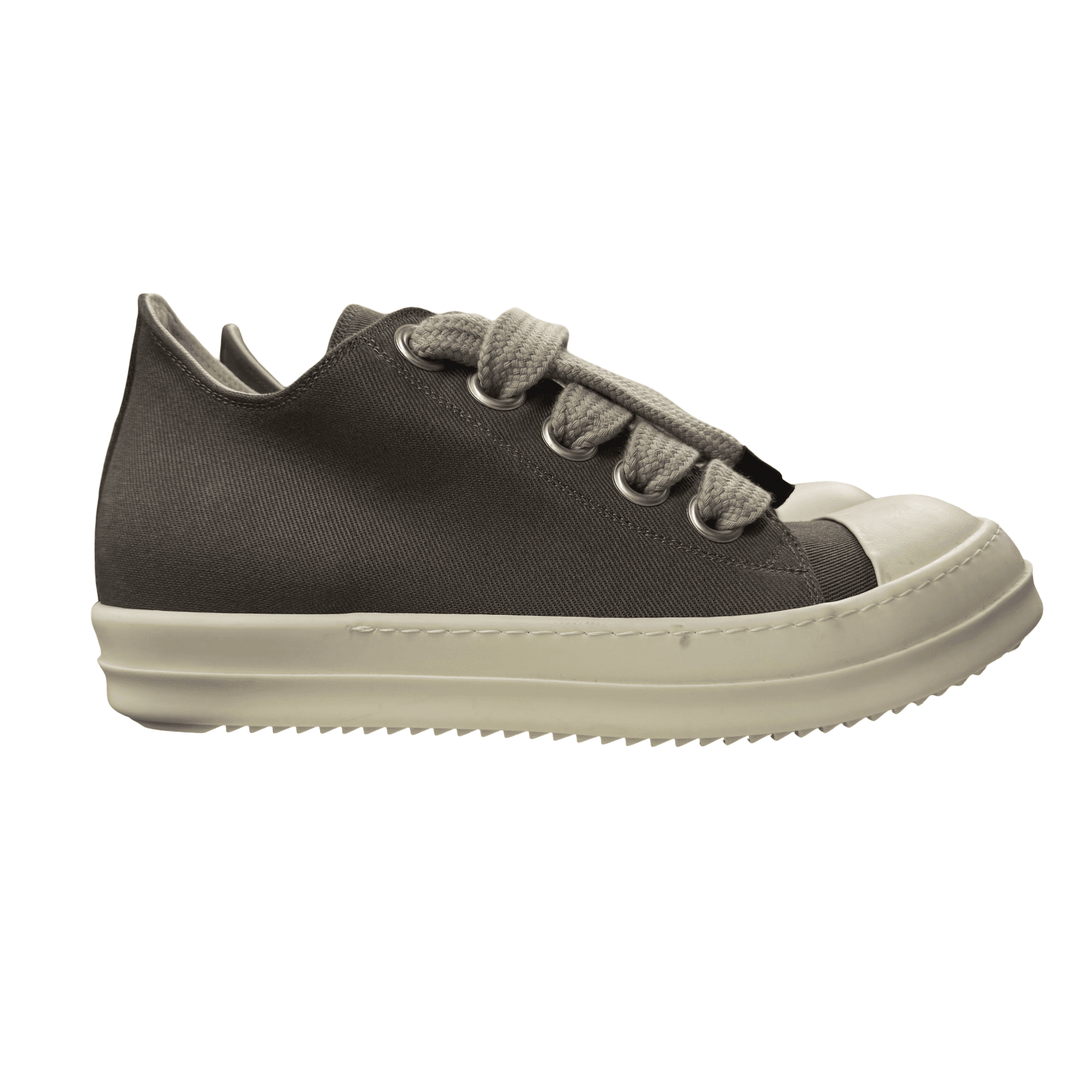 Rick Owens DRKSHDWS Jumbolace Low Sneakers Dust Milk