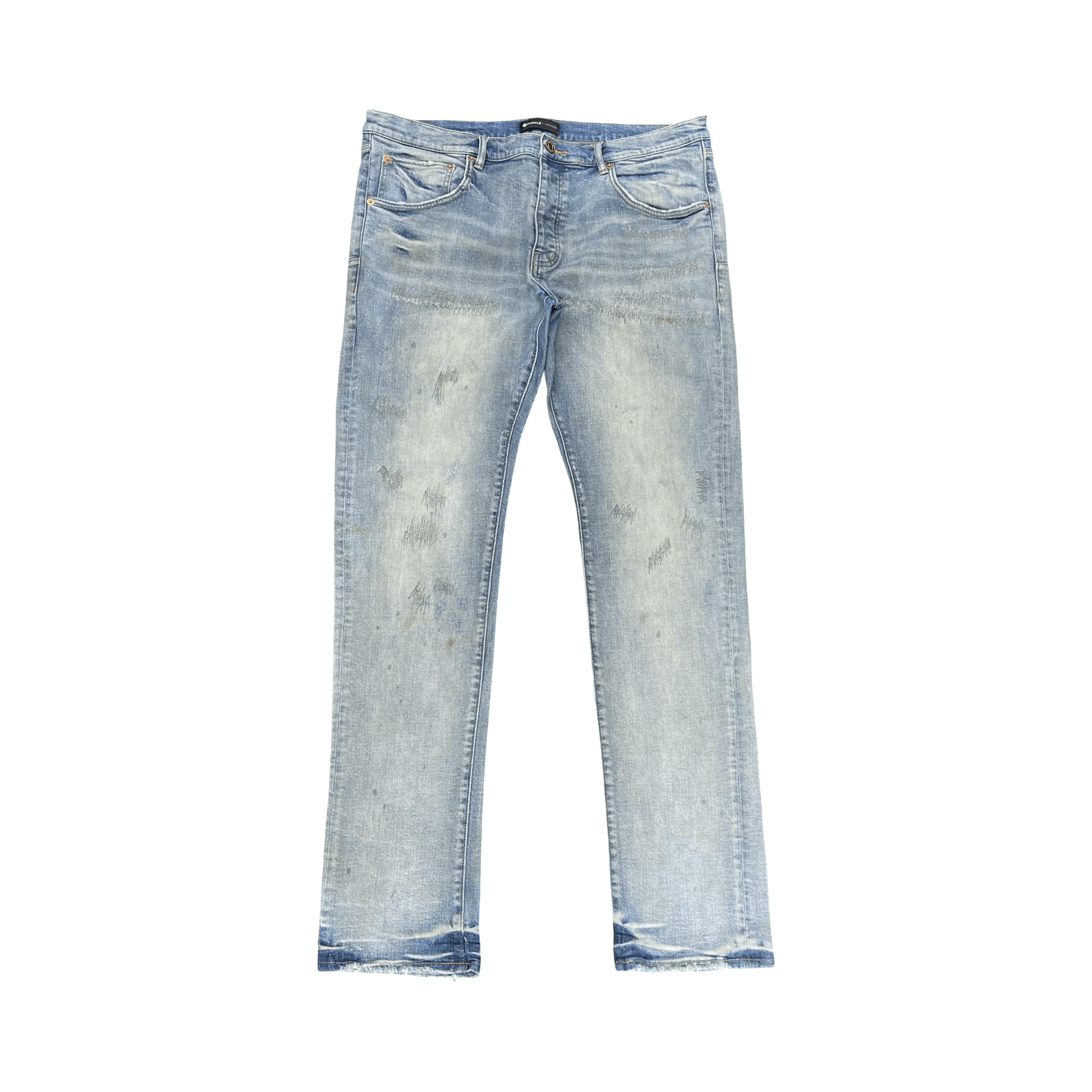 Purple Brand Oil Repair Jeans Indigo