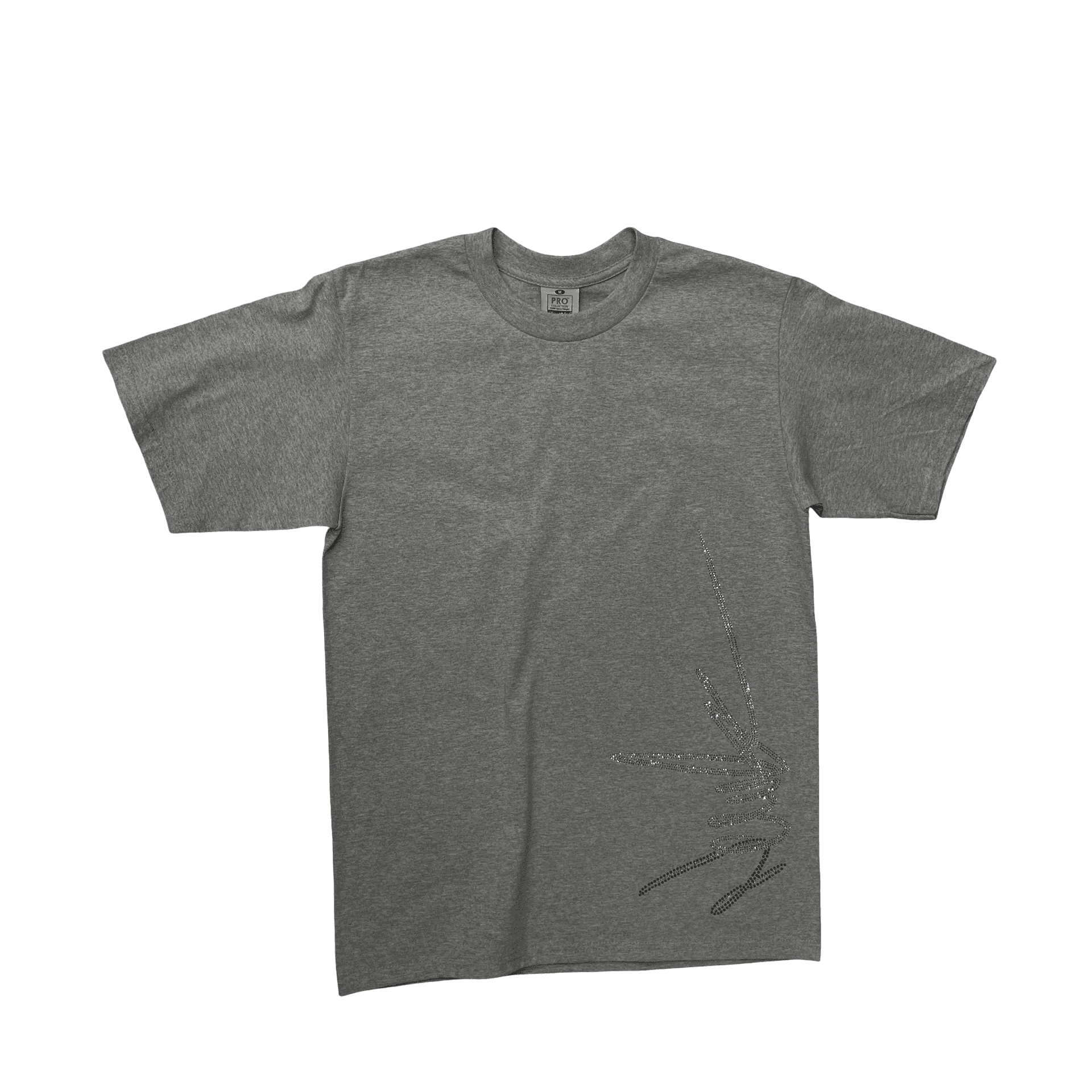 New Yrrk Grey T-shirt Logo White Green Crystal — photo 1 of 2