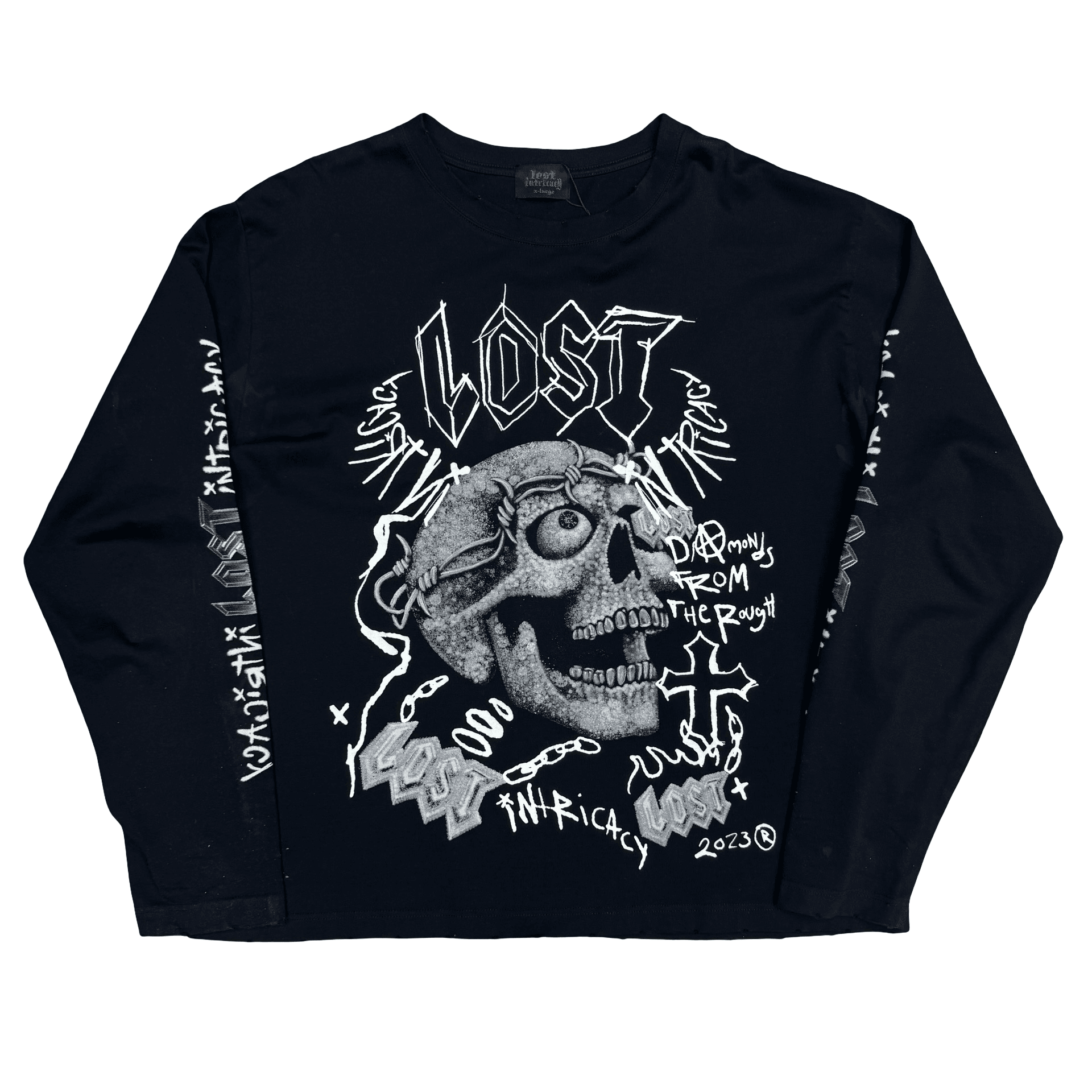 Lost Intricacy Diamonds From The Rough L/S Tee Black — photo 1 of 2