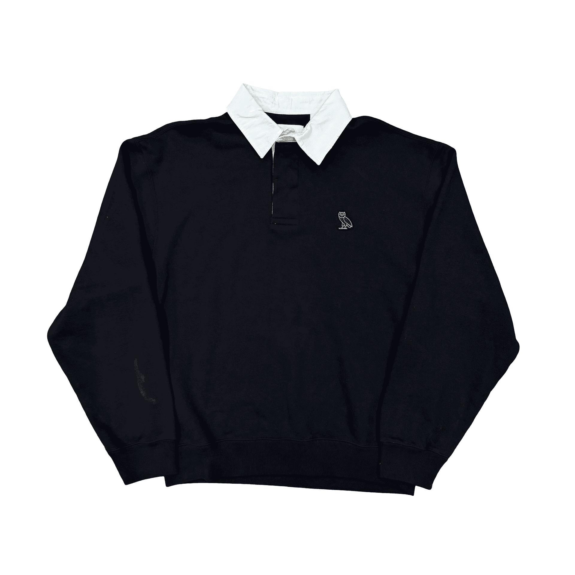OVO Collard Crewneck Tee Black