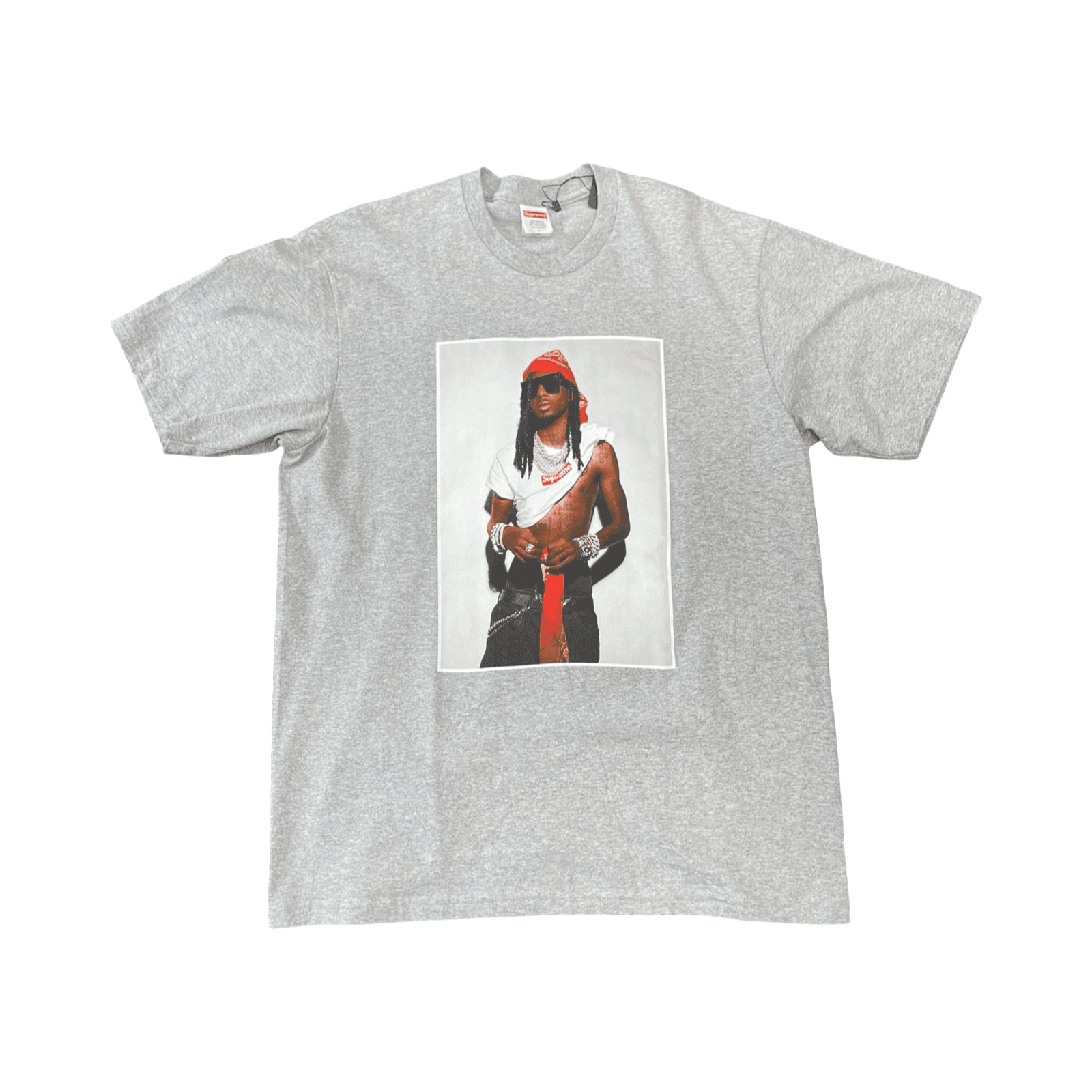 Supreme Playboy Carti Gray Tee Shirt — photo 1 of 2