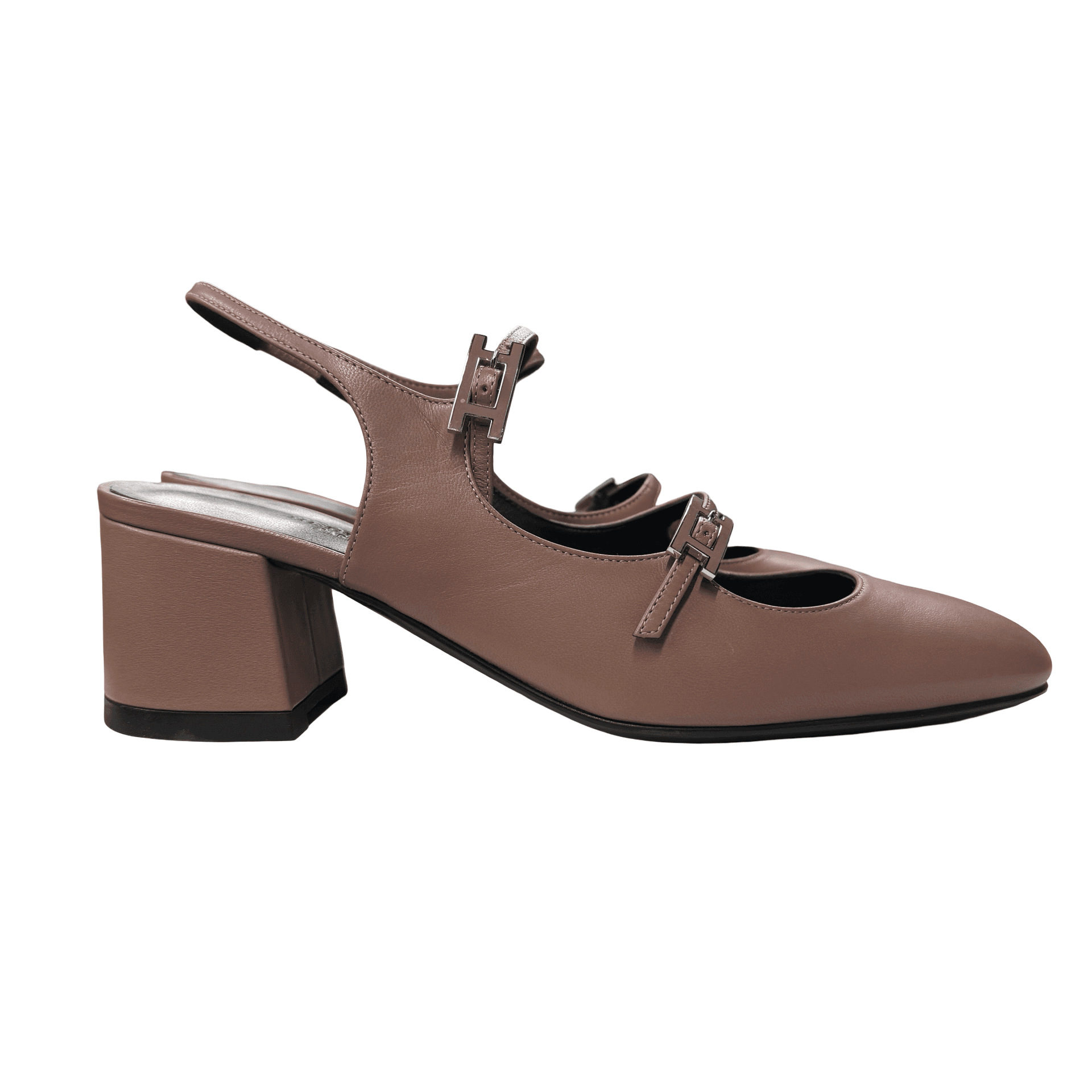 Hermès Jackie 50 Pumps Pink