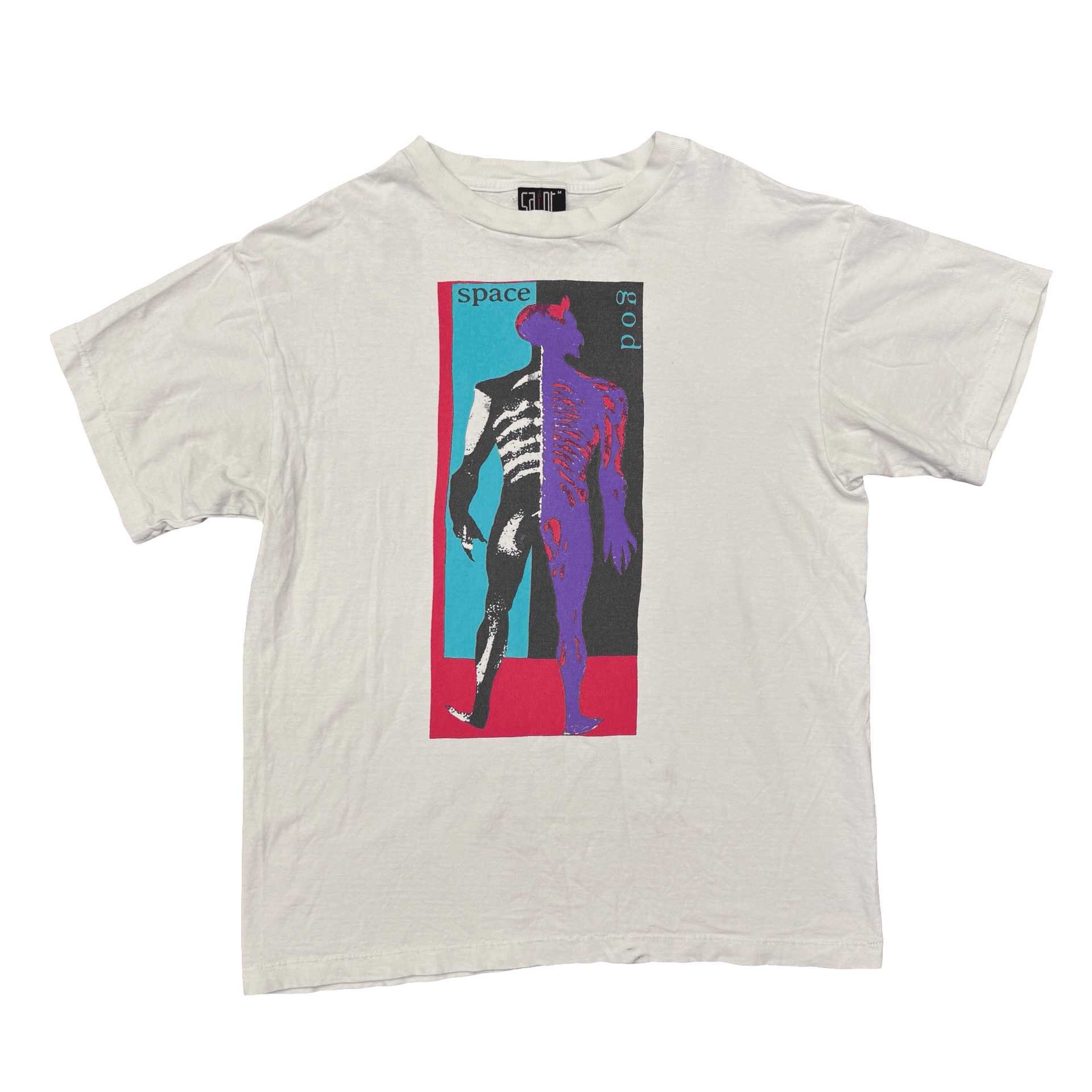 Saint Michael Space God Tee White — photo 1 of 2