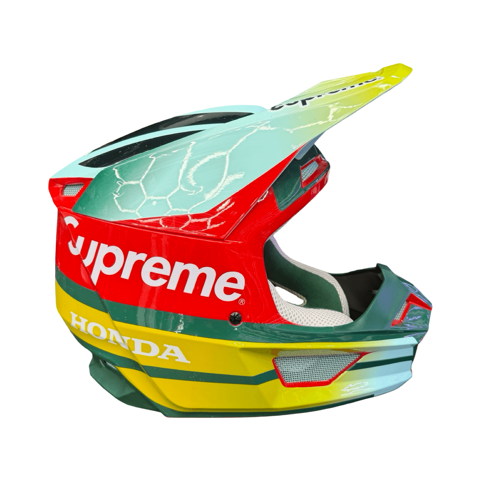 FW19 Supreme Honda Fox Racibg V1 Helemt