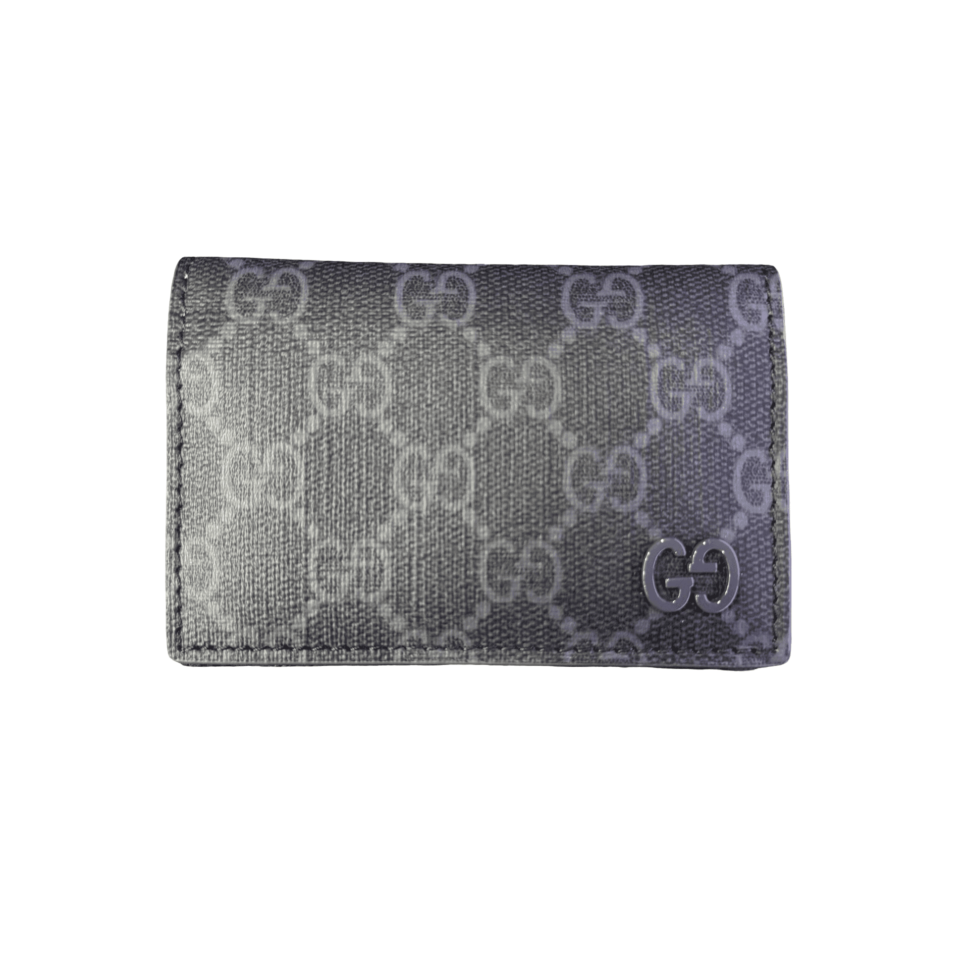 Gucci GG Monogram Card Case Grey