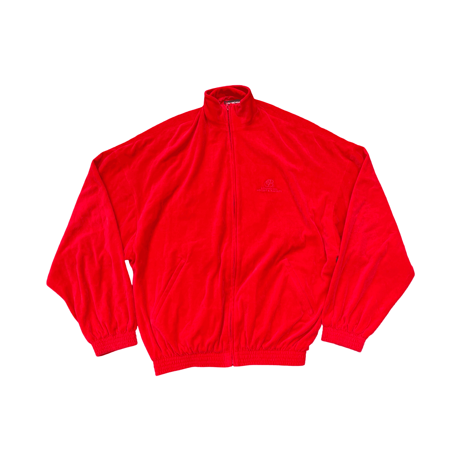 Balenciaga Hotels & Resorts Velour Track Jacket — photo 1 of 2