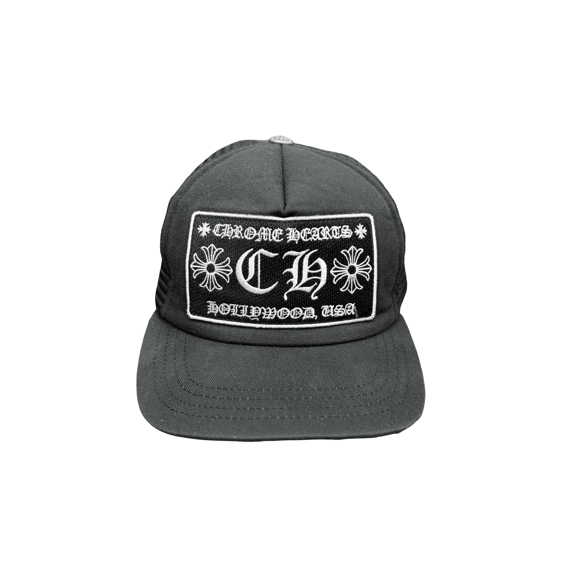 Chrome Hearts CH Hollywood Trucker Hat Black — photo 1 of 6