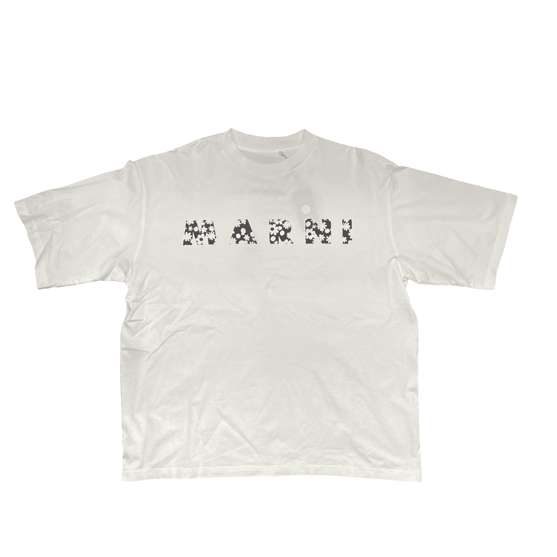 Marni Pop Fields Logo T-shirt White — photo 1 of 2
