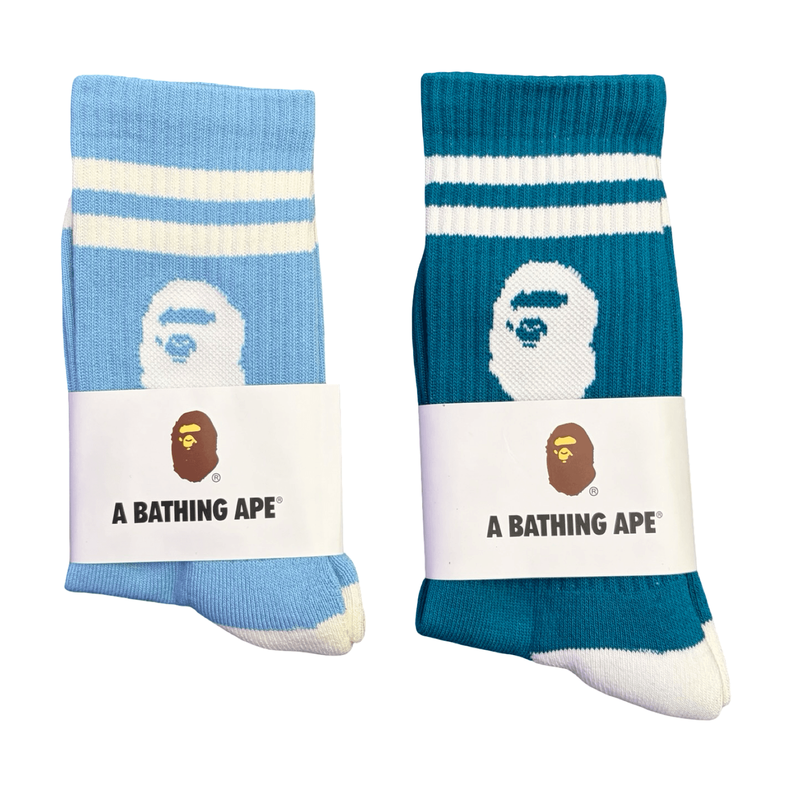 Bape Ape Head Logo Crew Socks — photo 1 of 5