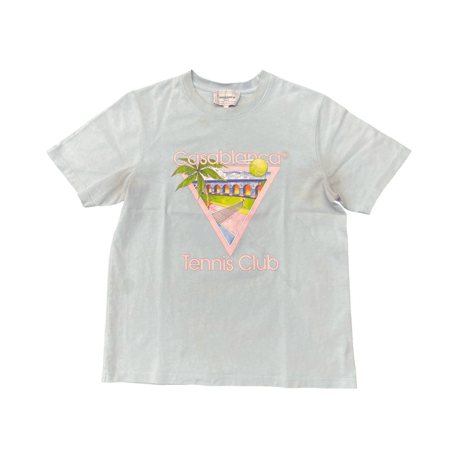 Casablanca Tennis Club Indigo Tee Shirt — photo 1 of 2