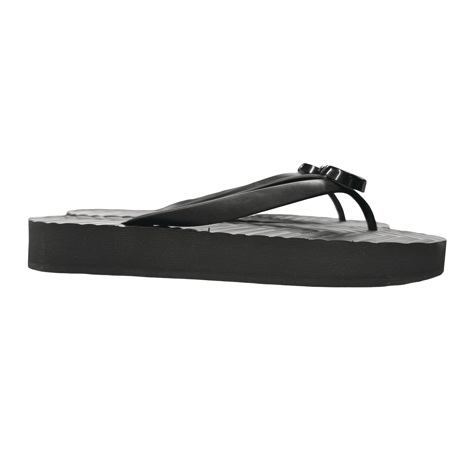 Gucci Chevron GG Thong Sandals Black — photo 1 of 7