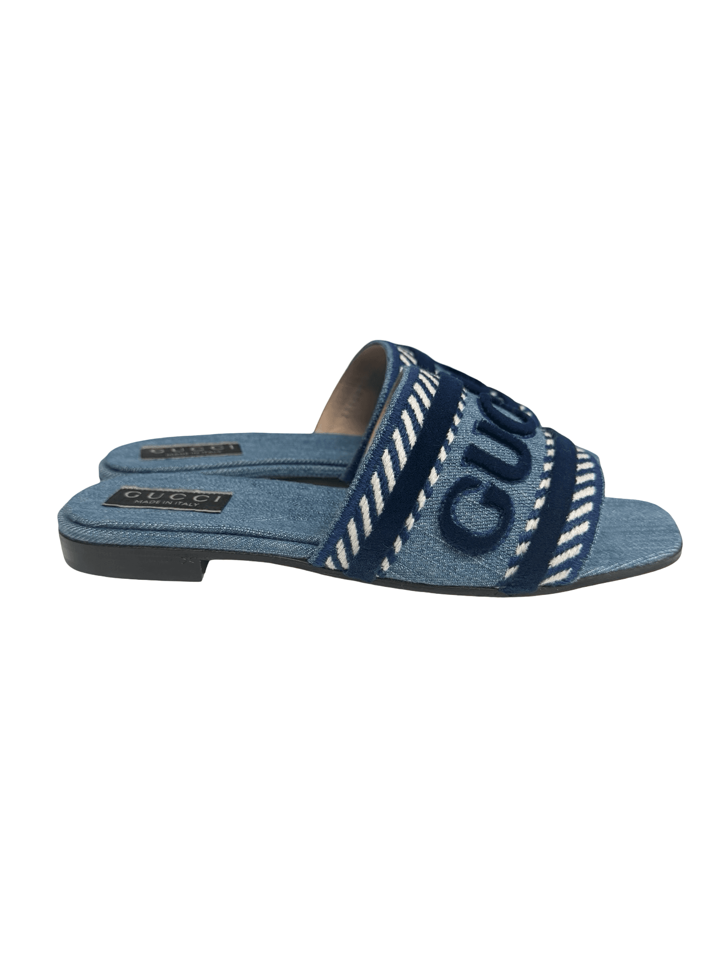 Gucci Jane Denim Light Blue Mule — photo 1 of 7