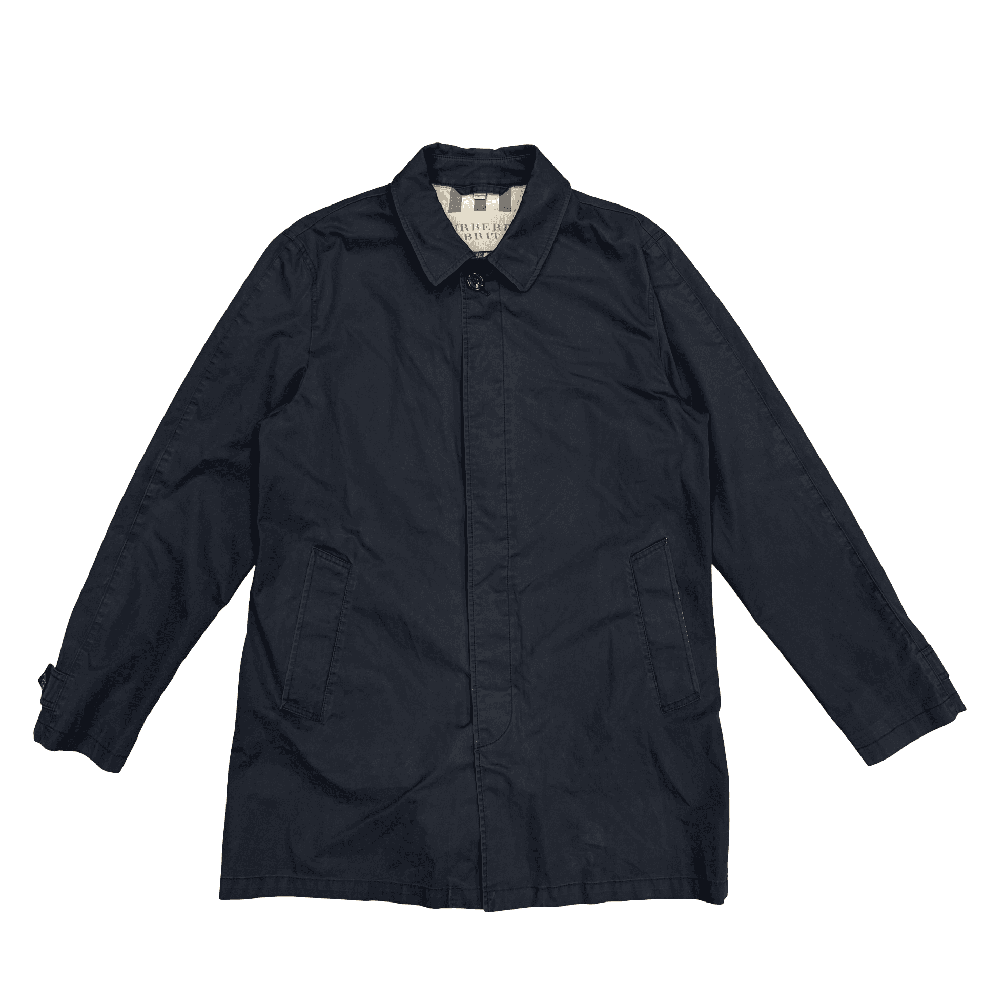 Burberry Raglan L/S Button Trench Coat Black — photo 1 of 2