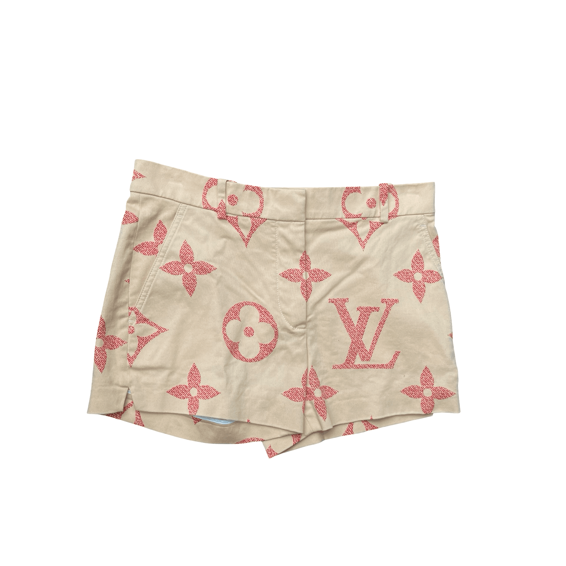 WMNS Louis Vuitton Khaki Mini Shorts Orange — photo 1 of 2