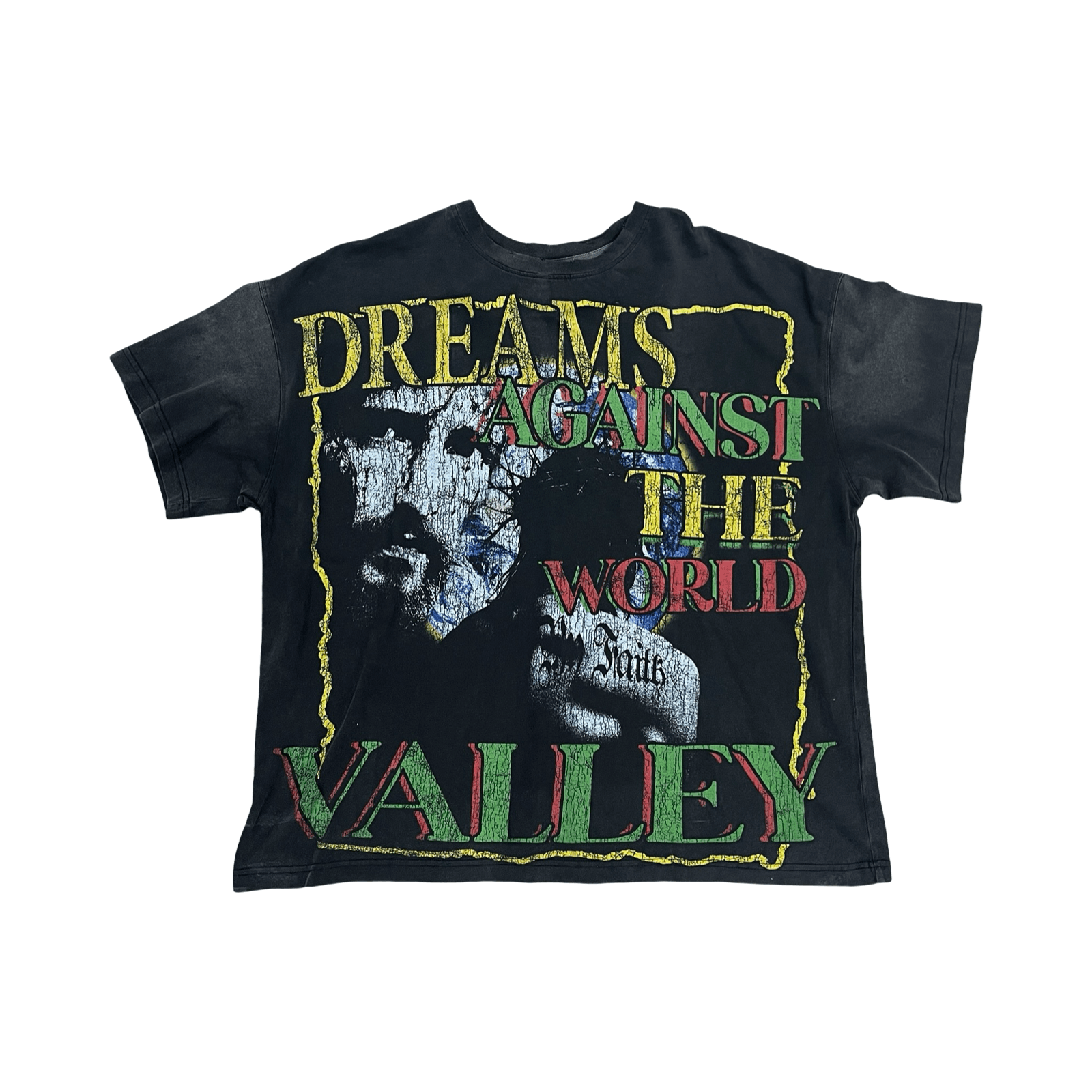 Vale Forever 'Dreams Vs World' Tee Shirt Vintage Black