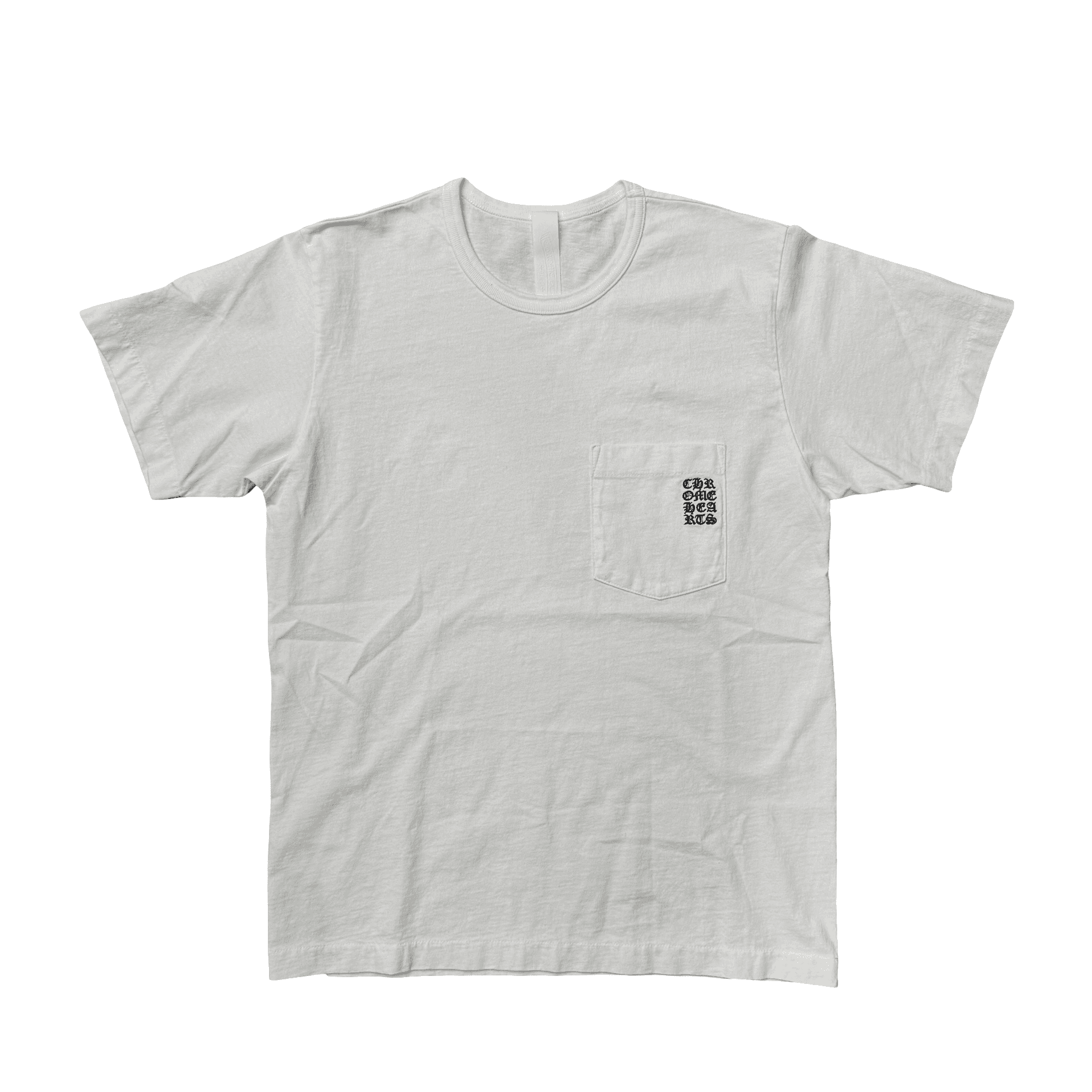 Chrome Hearts Embroidered Eye Chart Pocket T-Shirt White