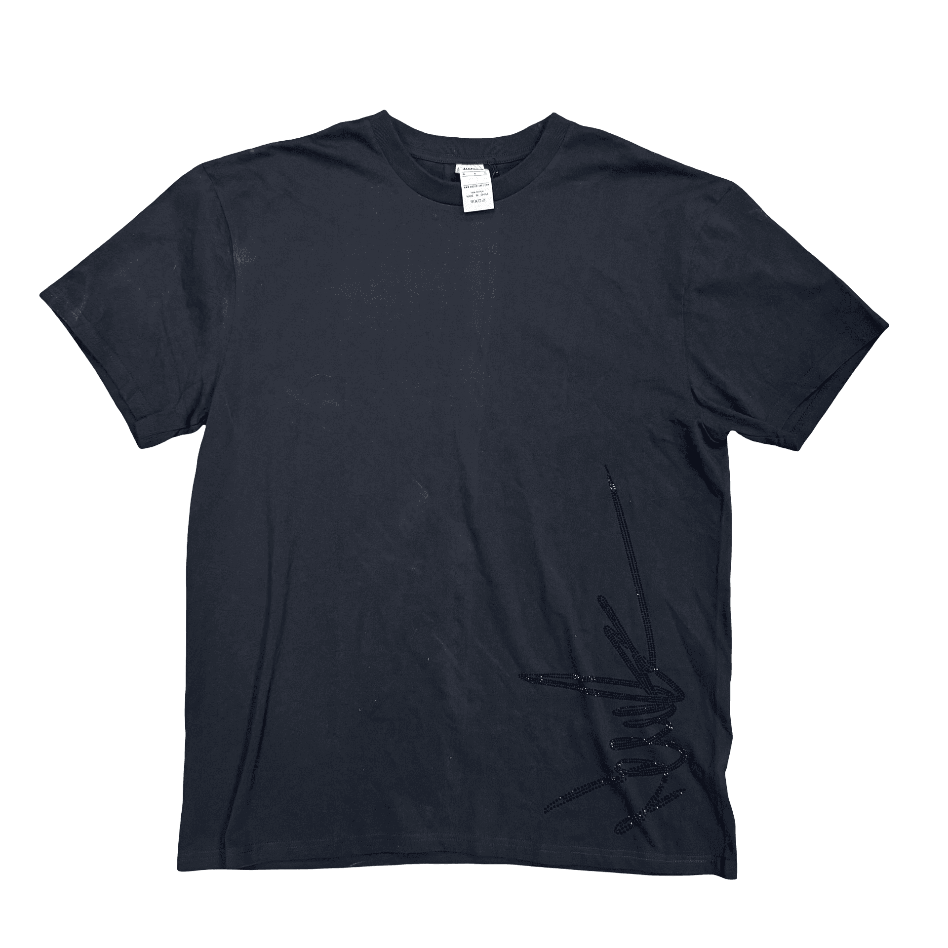 New Yrrk Crystal Side Logo T-Shirt Black — photo 1 of 2