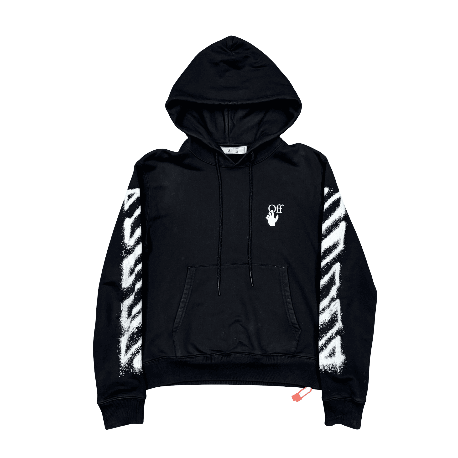 Off-White Spray Can Arrow Skate Hoodie Black White — photo 1 of 2