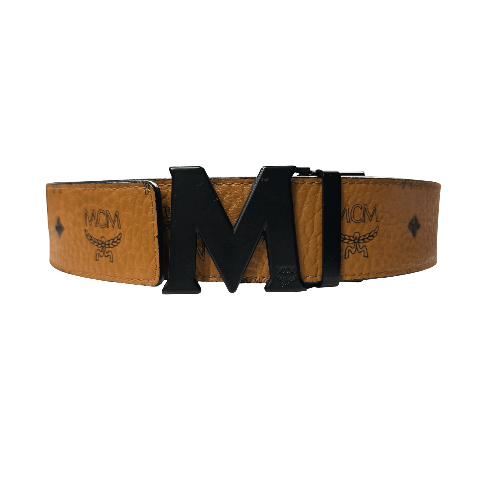 MCM Claus Reversible Belt Brown Black