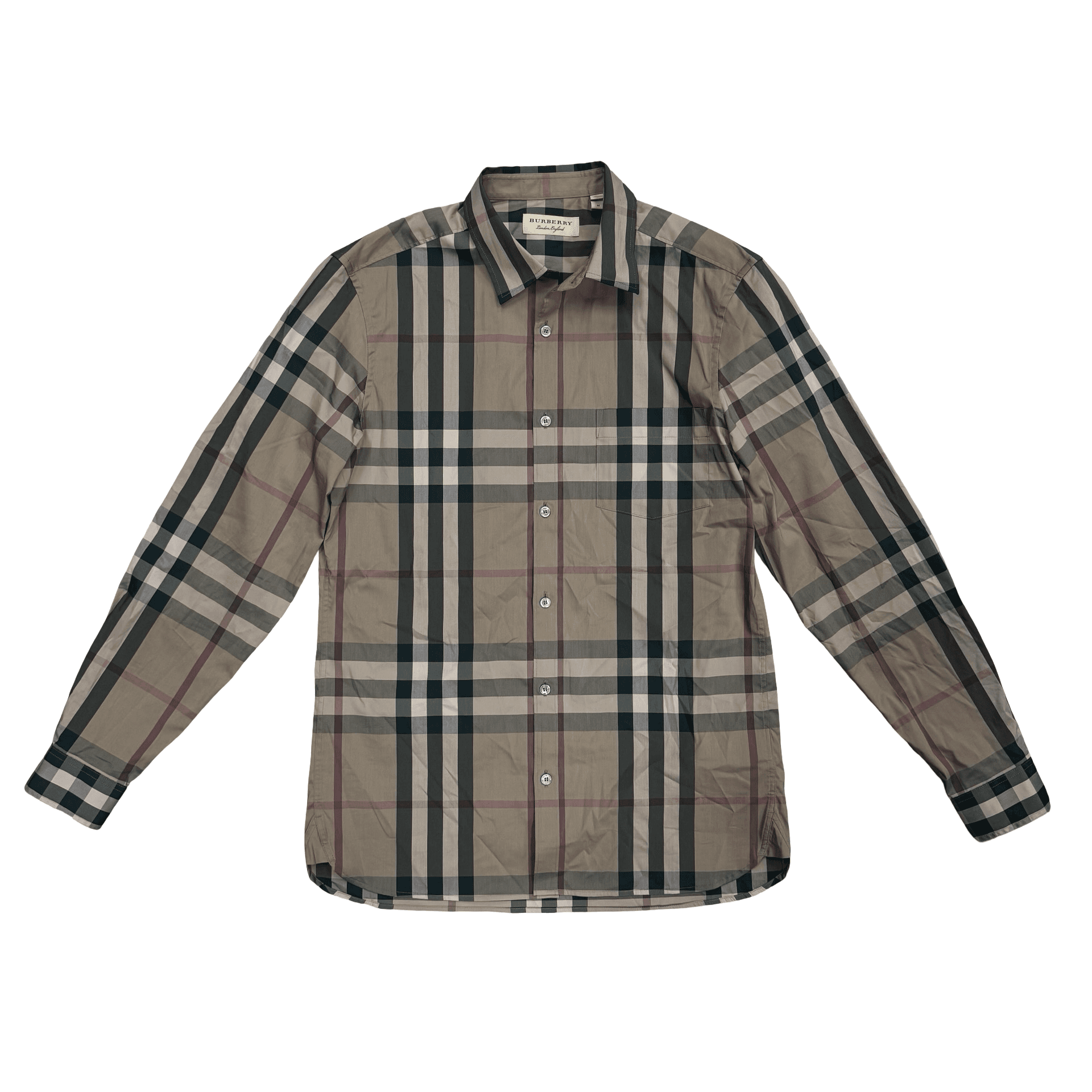 Burberry Classic Check Shirt Pebble — photo 1 of 2