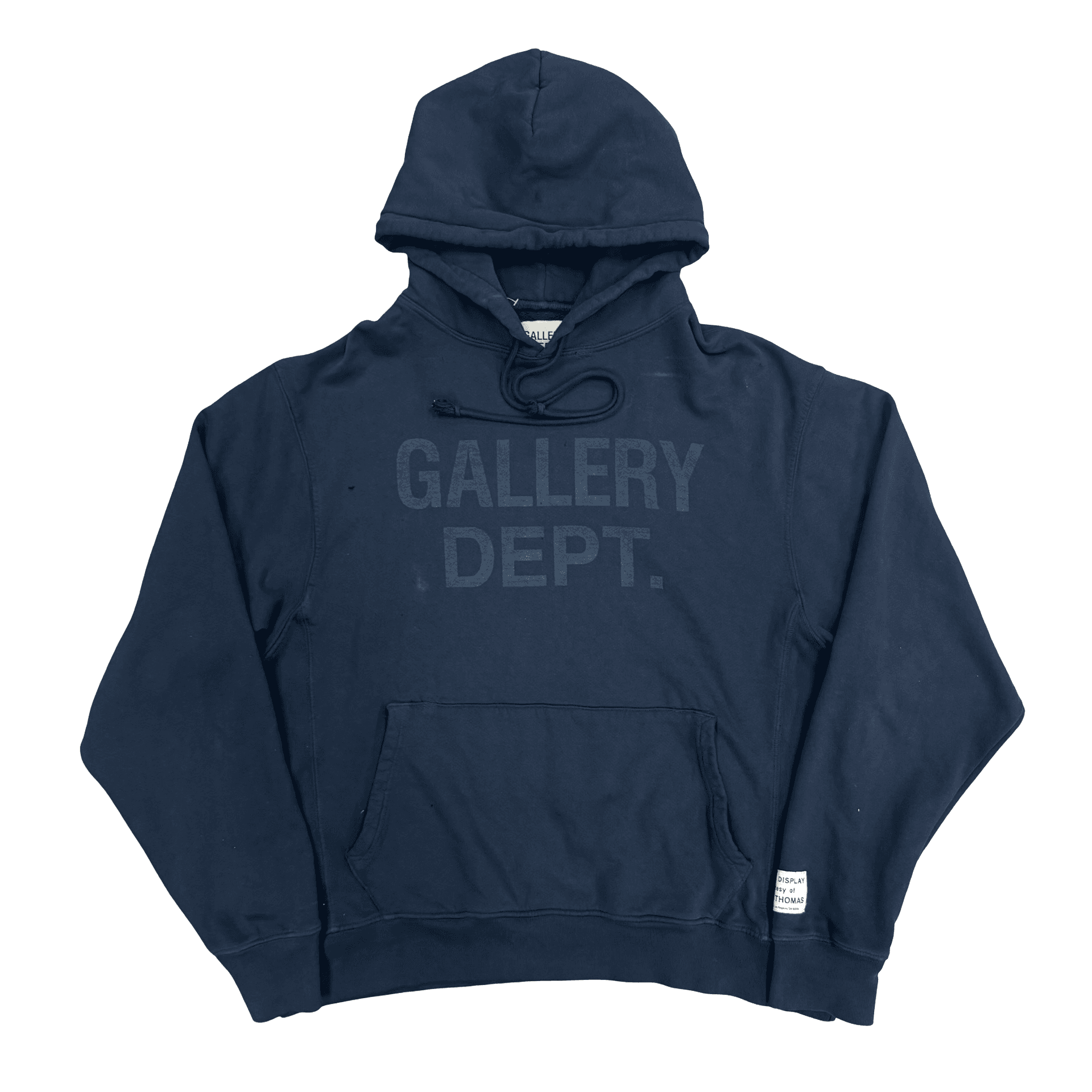 Gallery Dept. Centered Logo Hoodie Navy