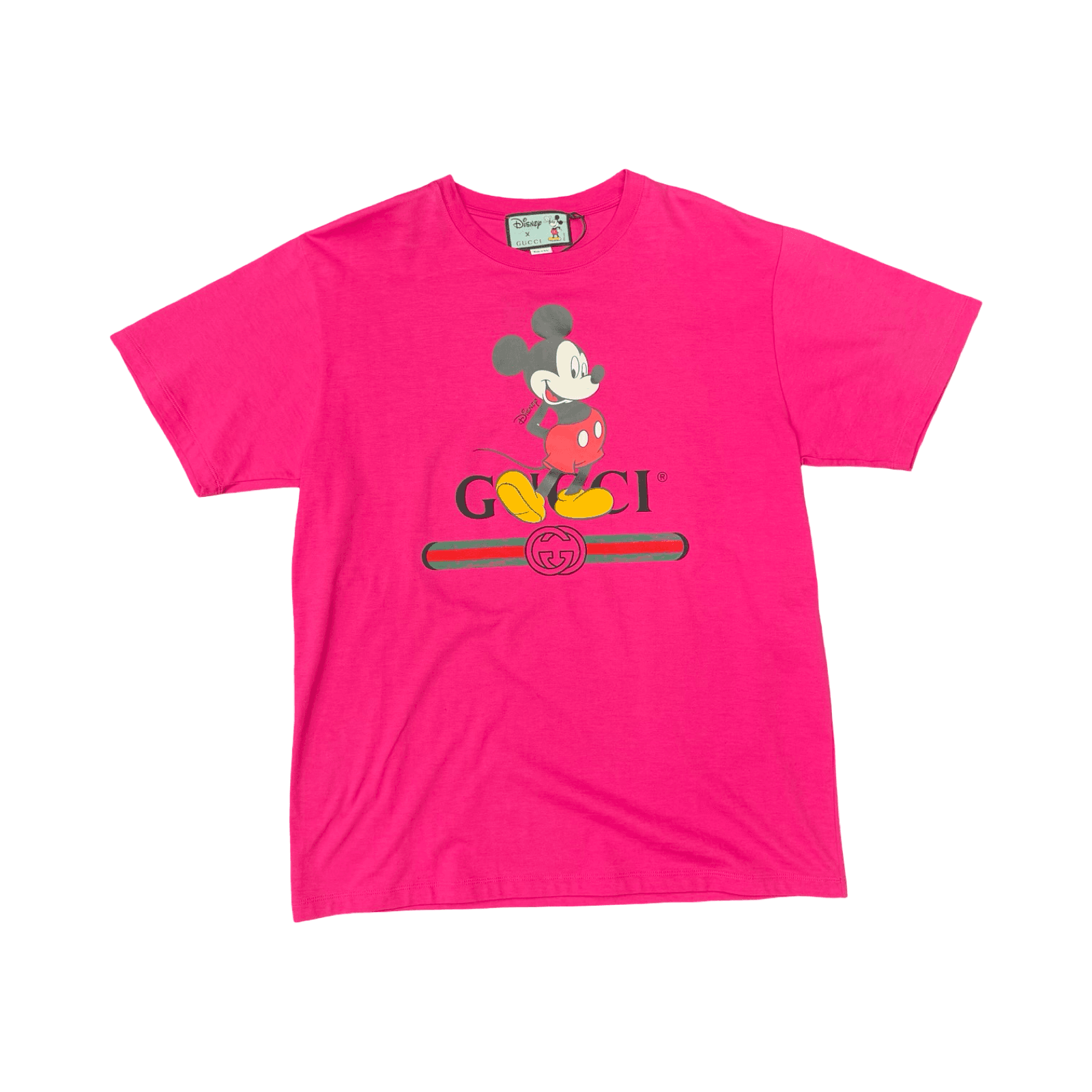Gucci X Disney Mickey Mouse Pink T Shirt — photo 1 of 2