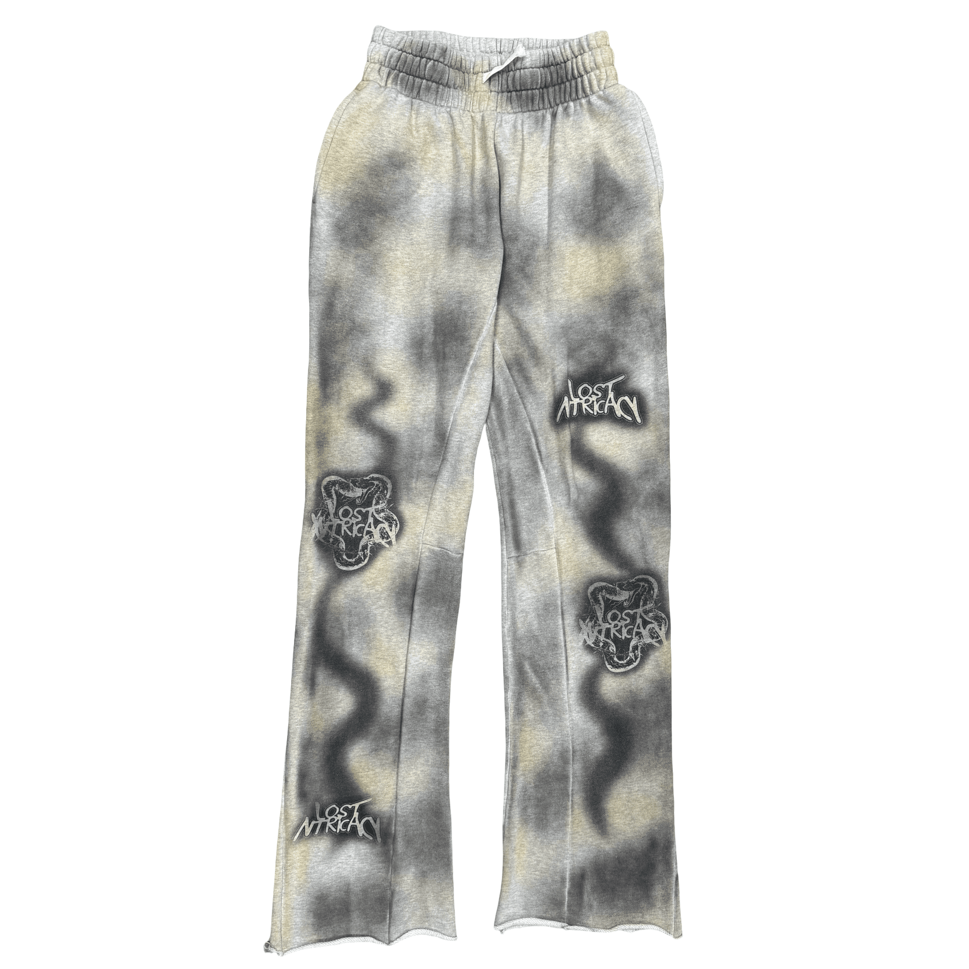 Lost Intricacy Grunge Patch Sweatpants Grey — photo 1 of 2