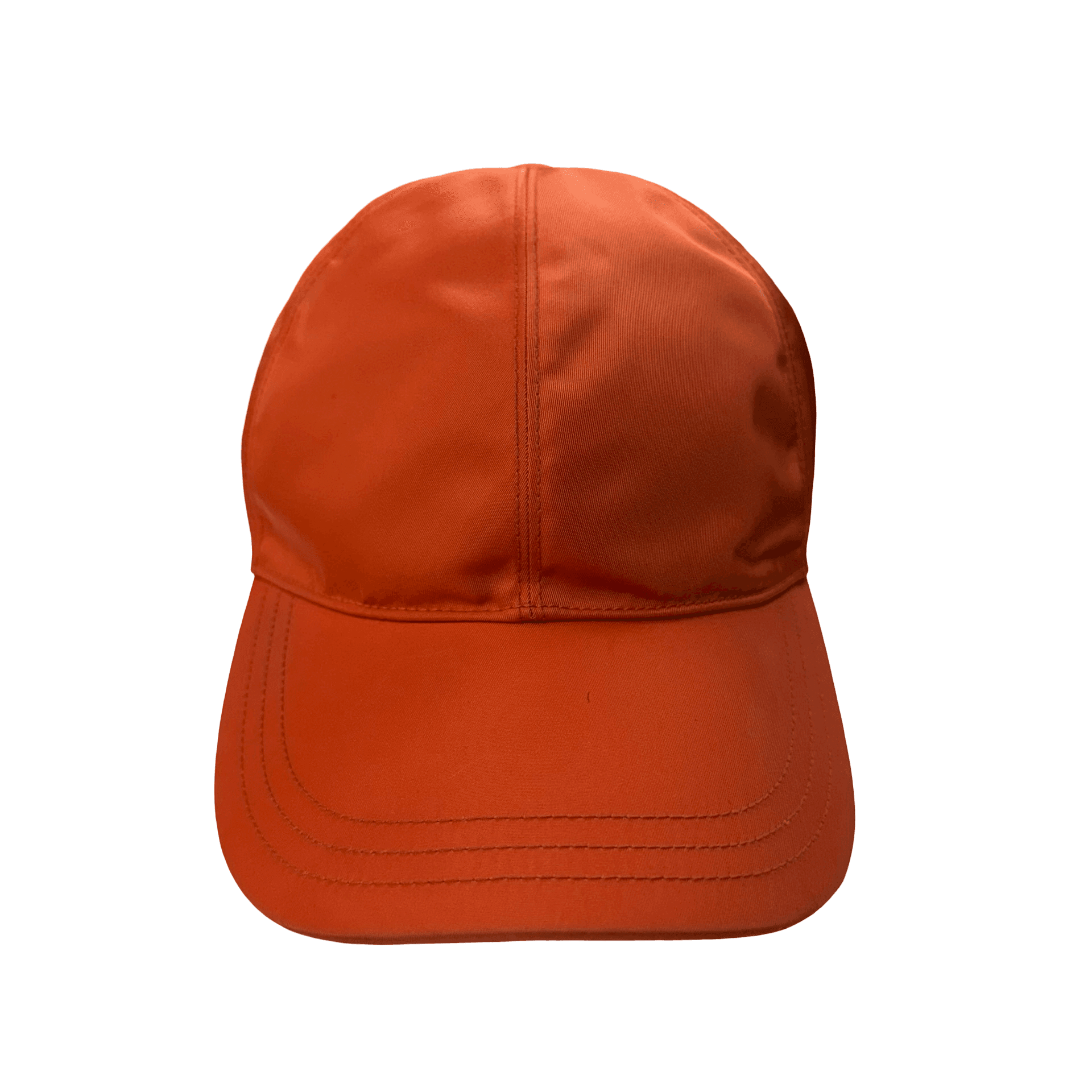 Prada Re-Nylon Baseball Cap Orange
