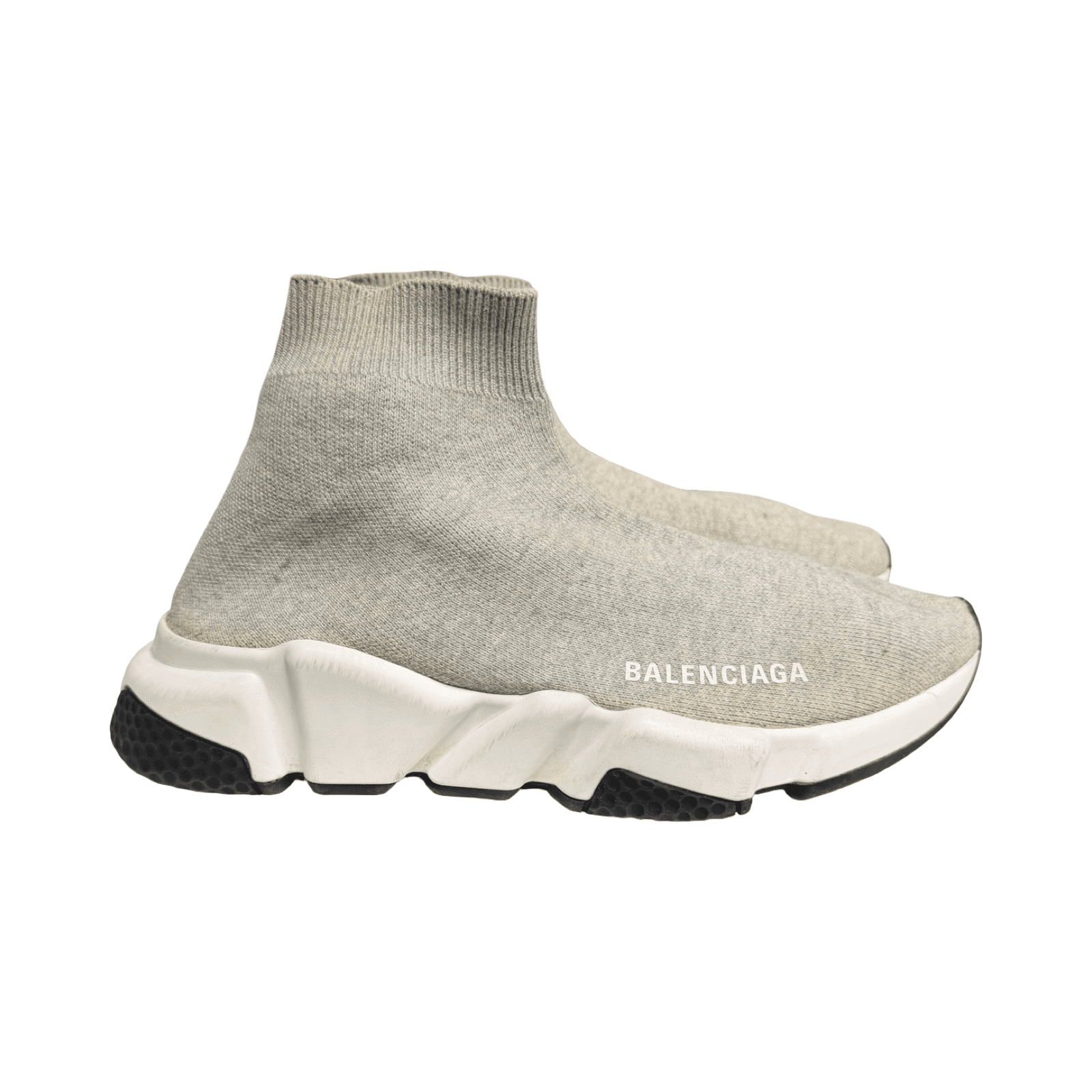 Balenciaga Speed Trainers Knit Slip On Grey — photo 1 of 7