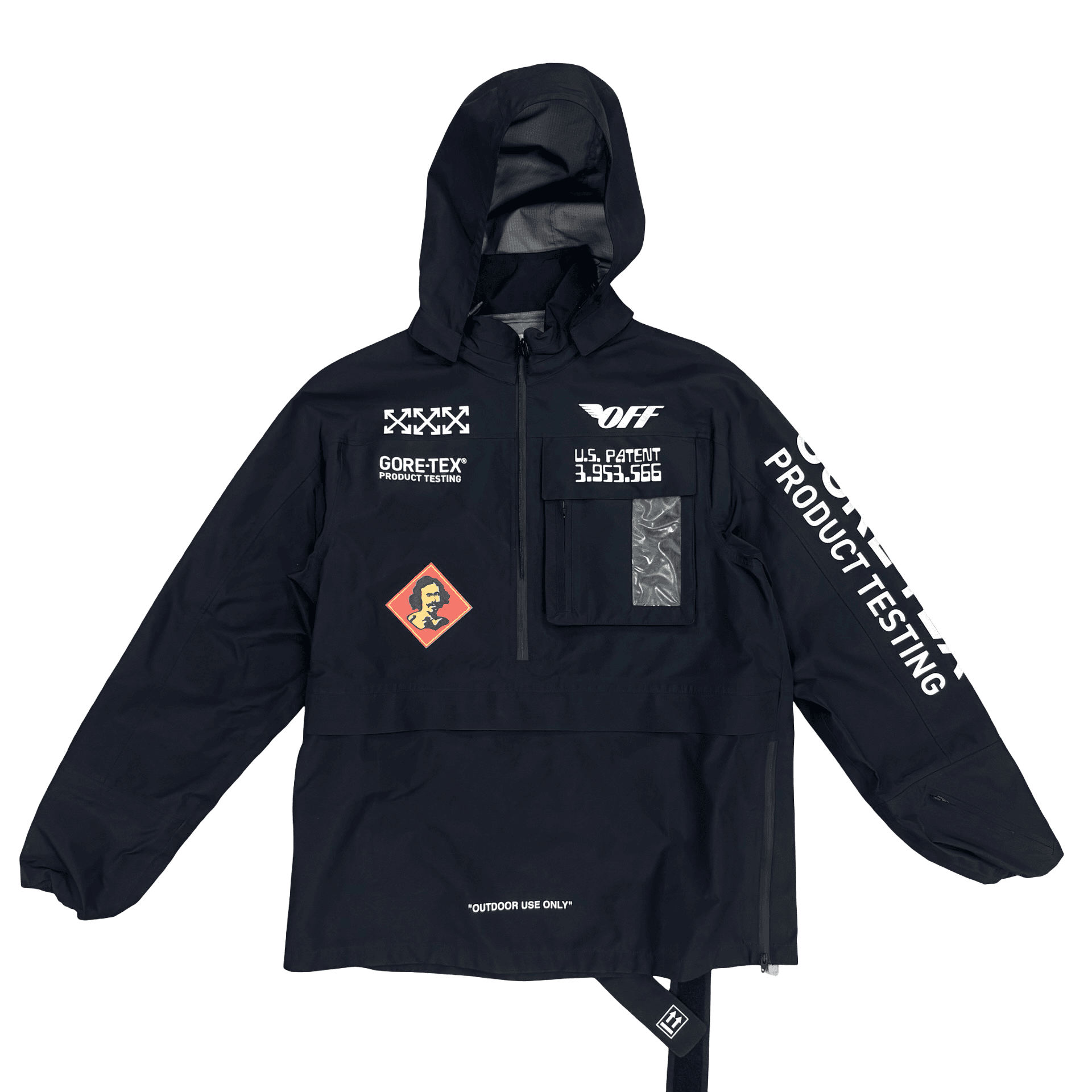 Off-White Gore-Tex Anorak Jacket Black