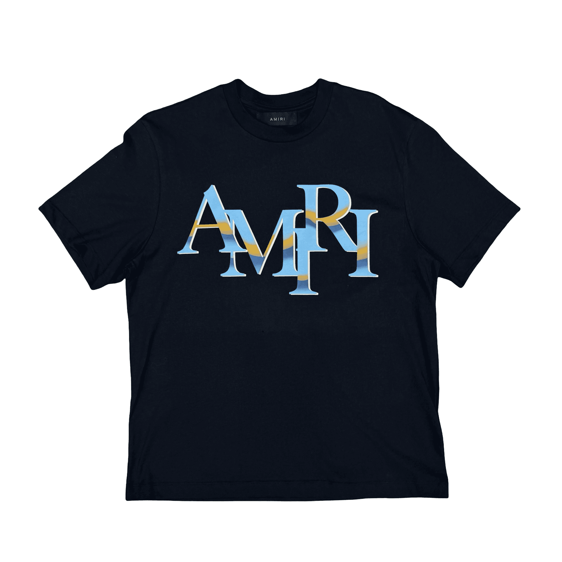 Amiri Staggered Chrome Tee Black — photo 1 of 2
