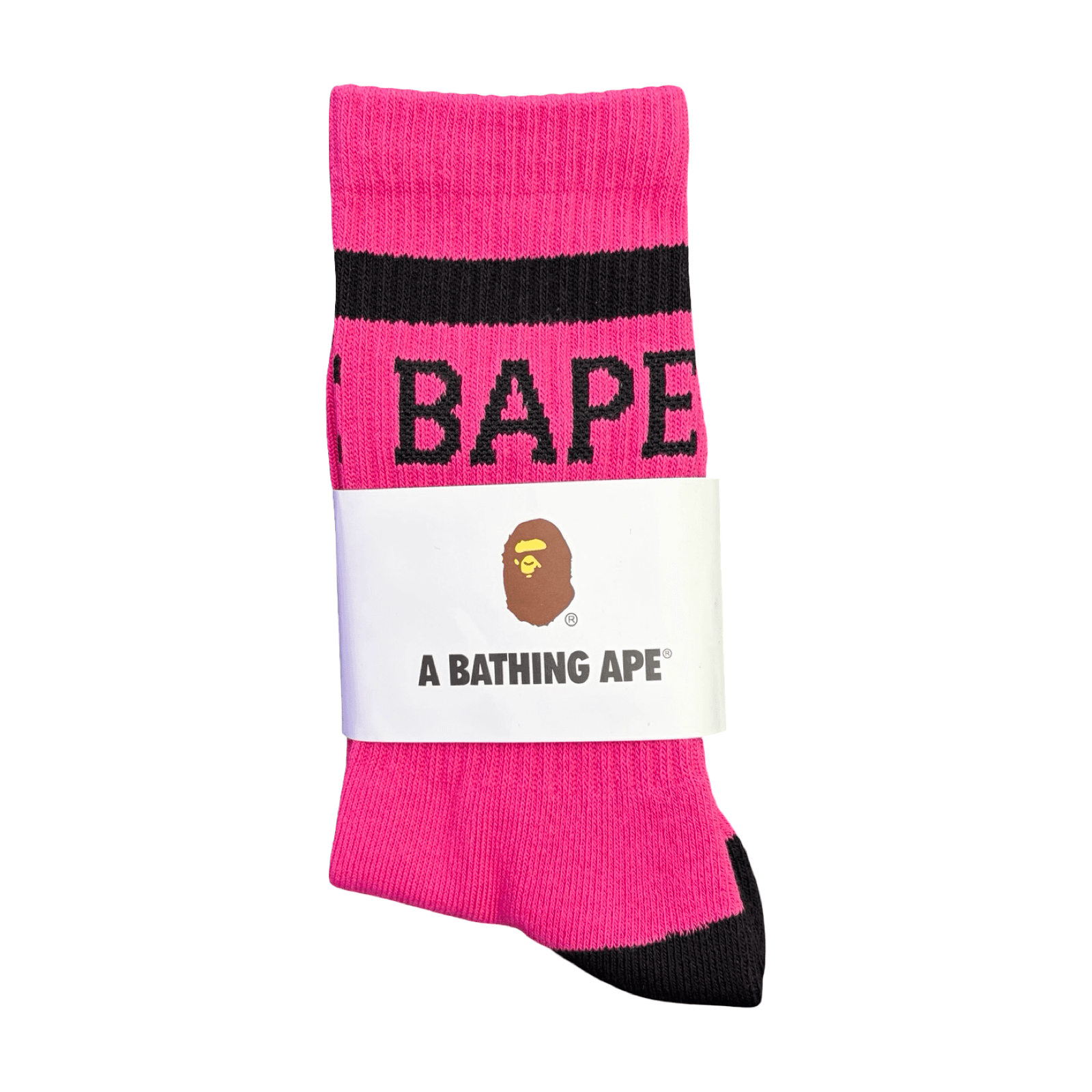 Bape Logo Crew Socks Pink — photo 1 of 2