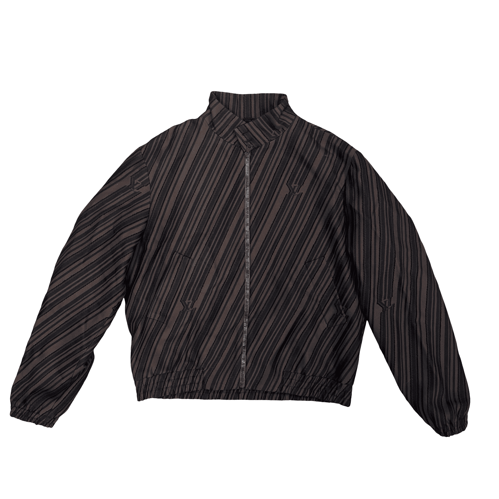 Louis Vuitton Diagonal Harrington Zip-Up Jacket Brown — photo 1 of 2