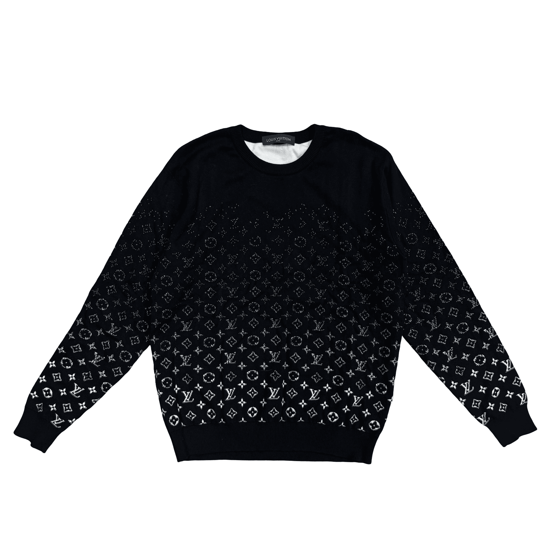 Louis Vuitton LVSE Monogram Degrade crewneck Black White — photo 1 of 2