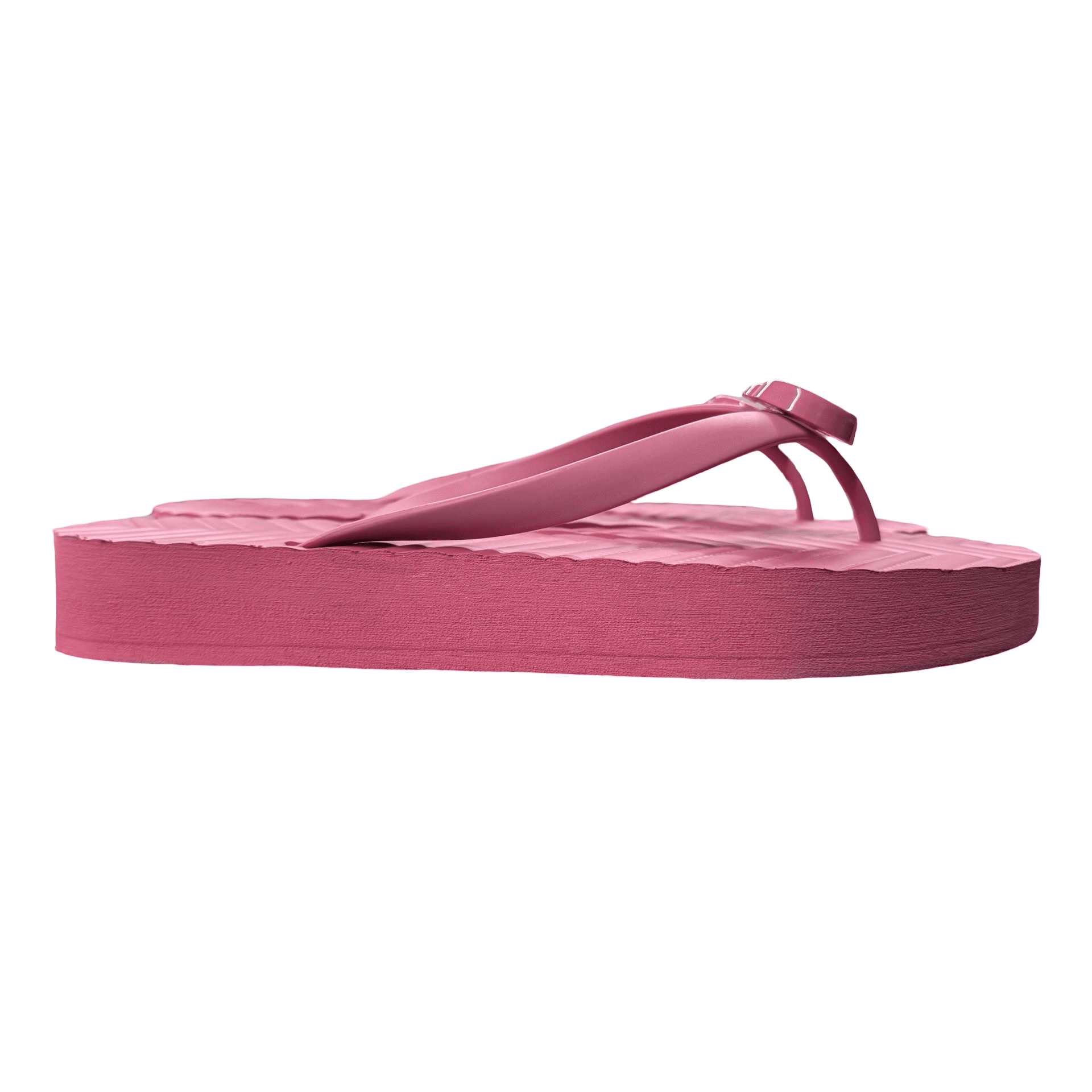 Gucci Pascar GG Platform Flip Flops Pink Rubber — photo 1 of 7