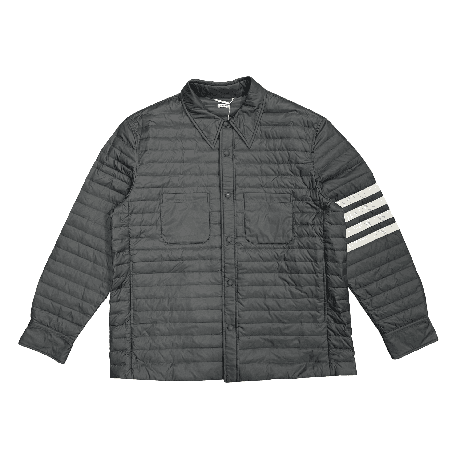Thom Browne Fine Quilt Down Fill 4-bar Jacket Gray