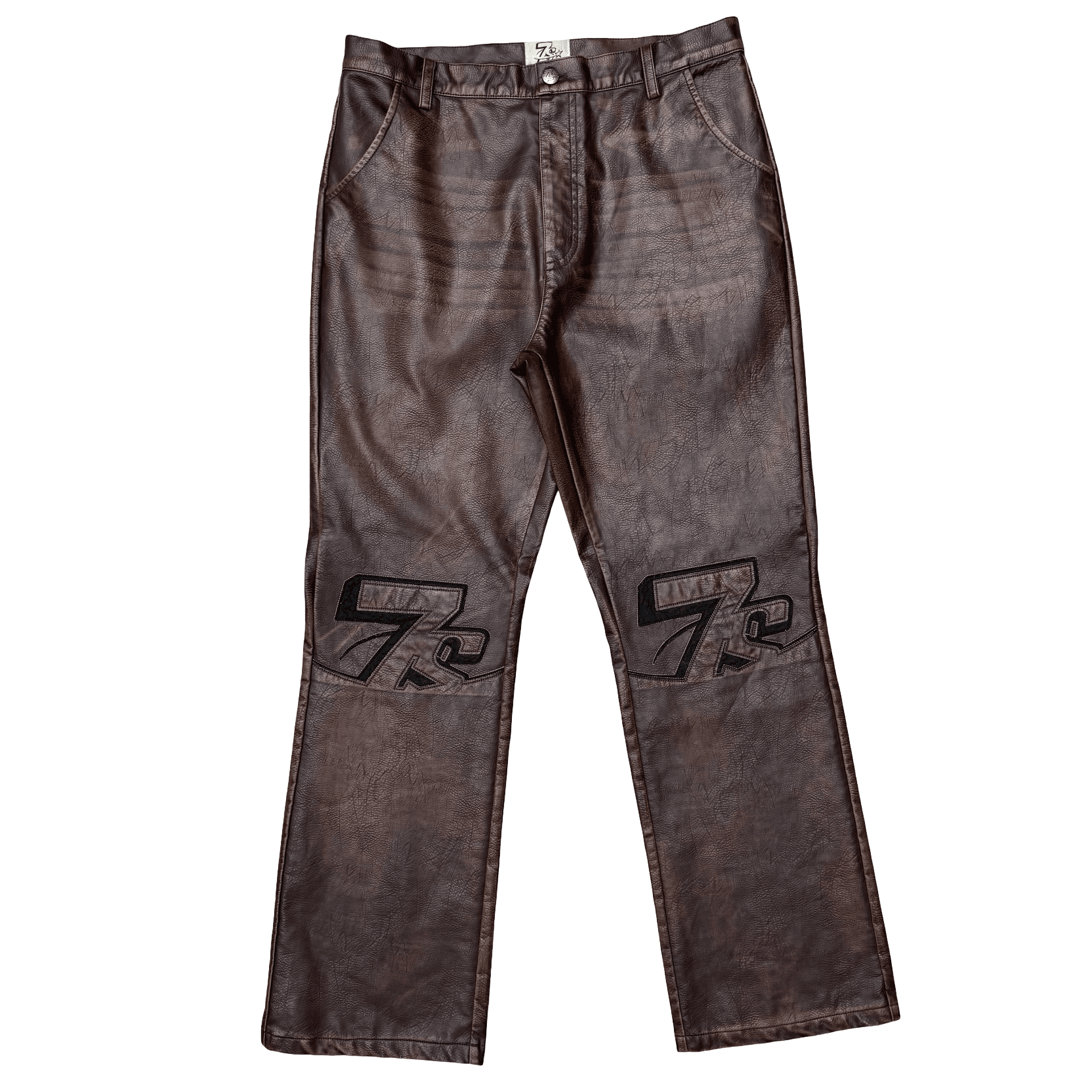 Triple Sevens Leather Pants Brown — photo 1 of 2