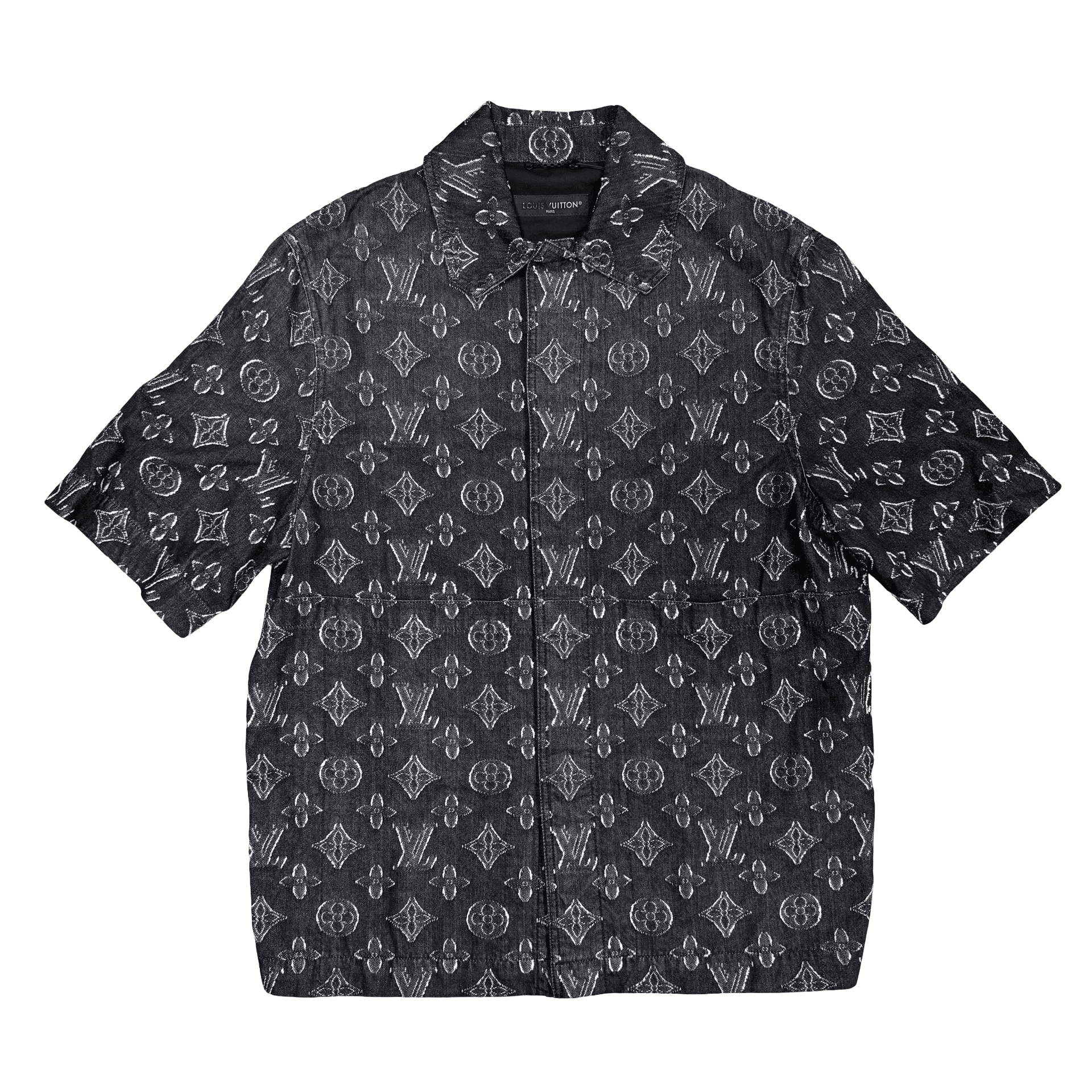 LV Monogram Denim Short Sleeve Shirt — photo 1 of 2