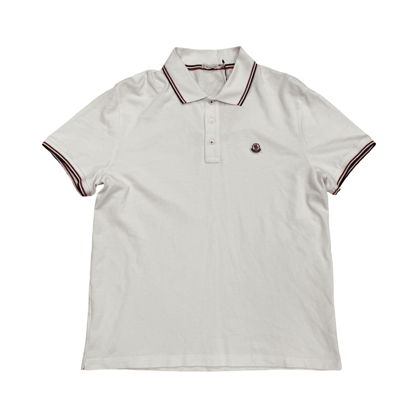 Moncler Logo White Polo Shirt — photo 1 of 2