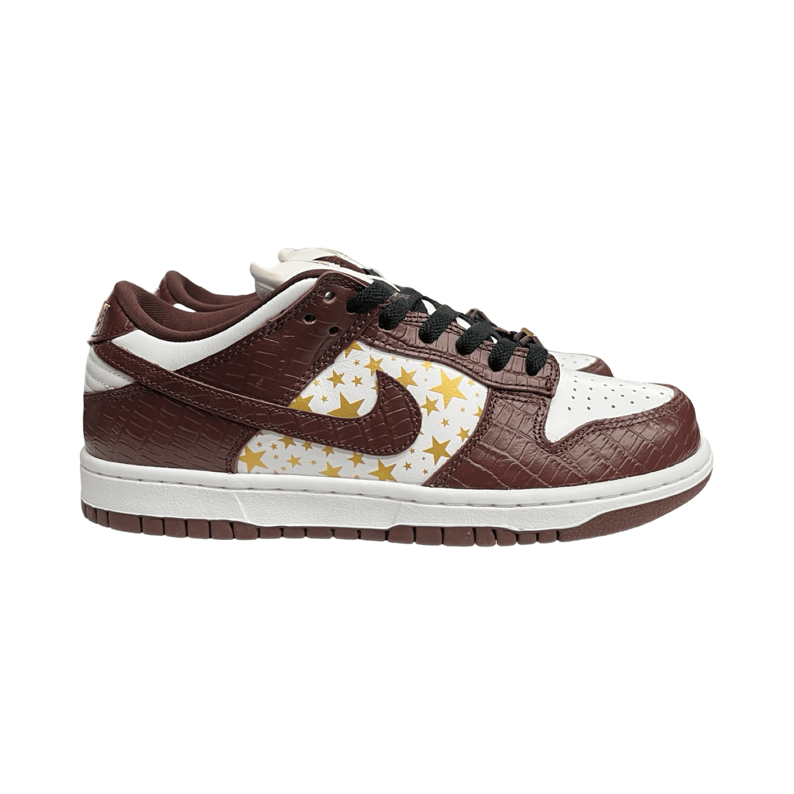 Nike SB Dunk Low X Supreme Stars Barkroot Brown 2021