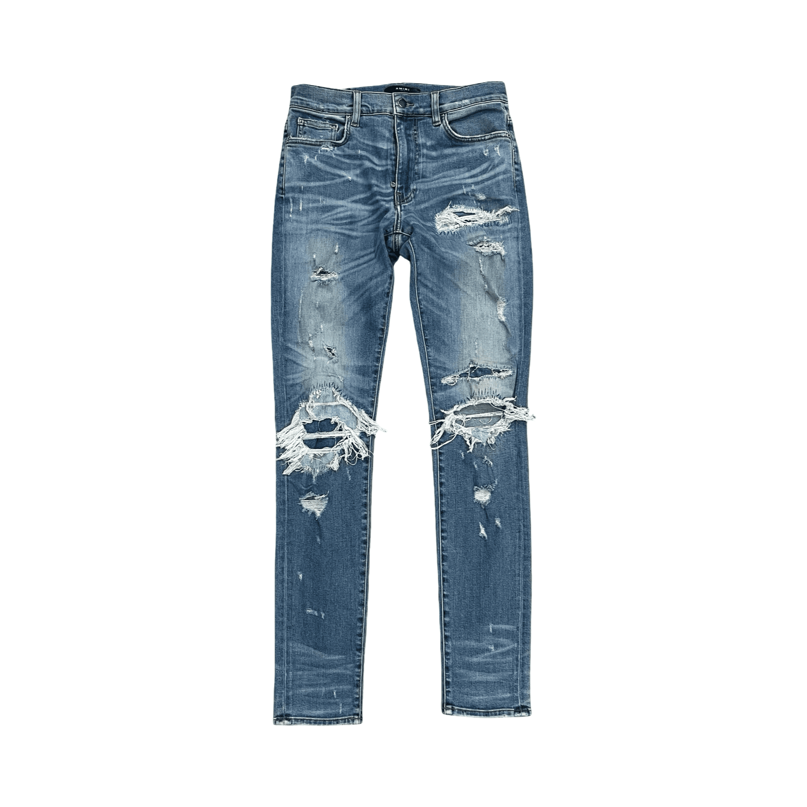 Amiri Distressed Skinny Jeans
