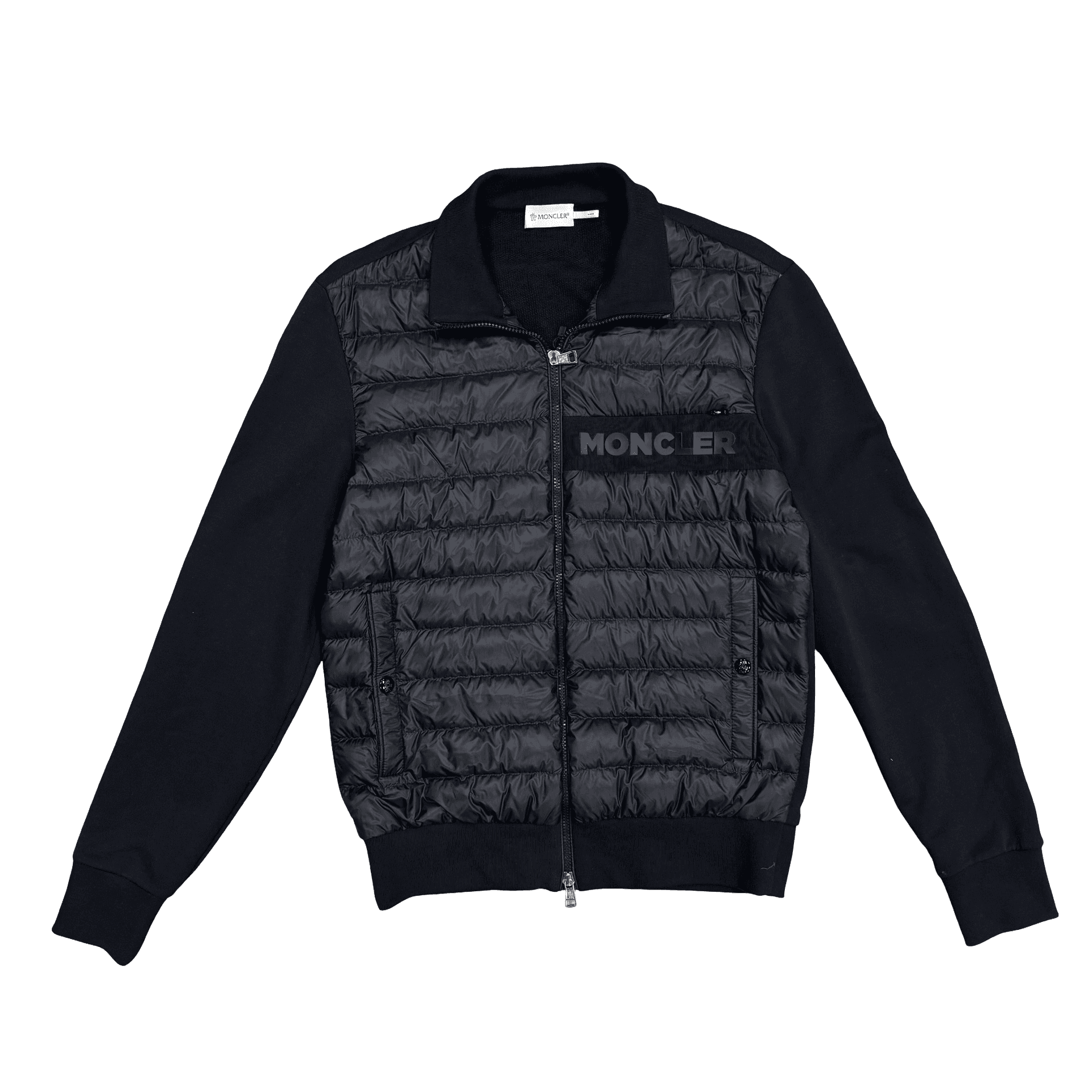 Moncler Maglia Padded Logo Jacket Black — photo 1 of 2