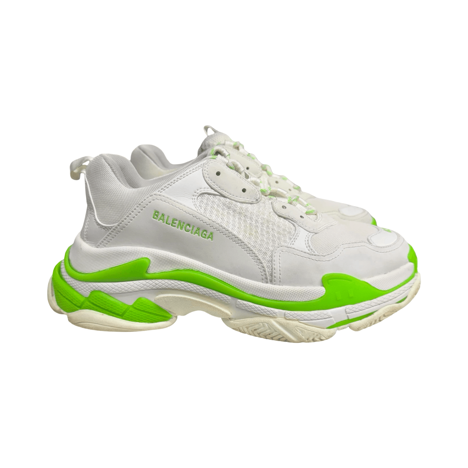 Balenciaga Triple S Runner White Green — photo 1 of 7