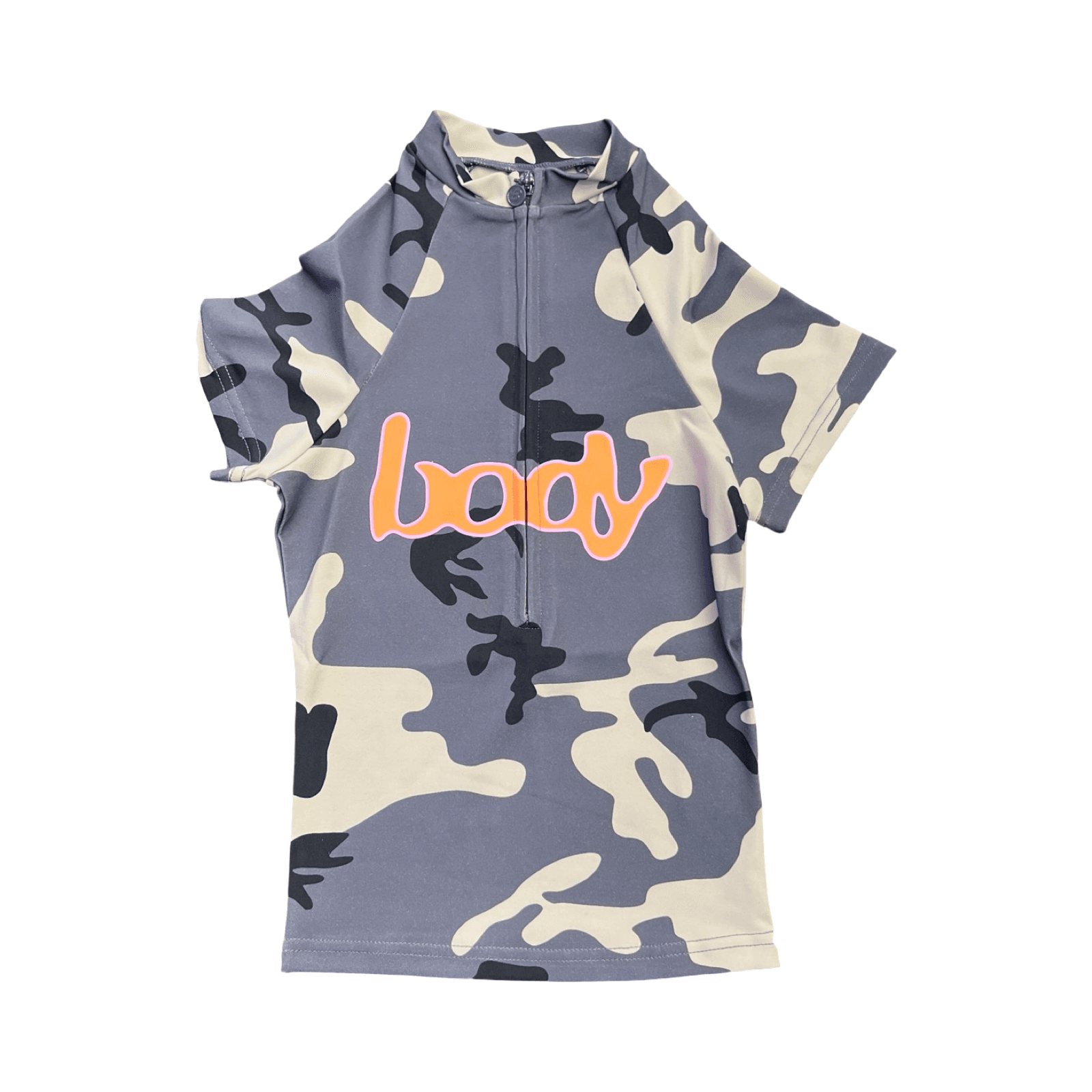 Body By Raven Tracy Somebody Short Sleeve Raglan Dark Camo — photo 1 of 4